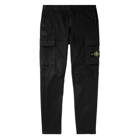 Stone Island Tapered Stretch-Cotton Cargo Trousers