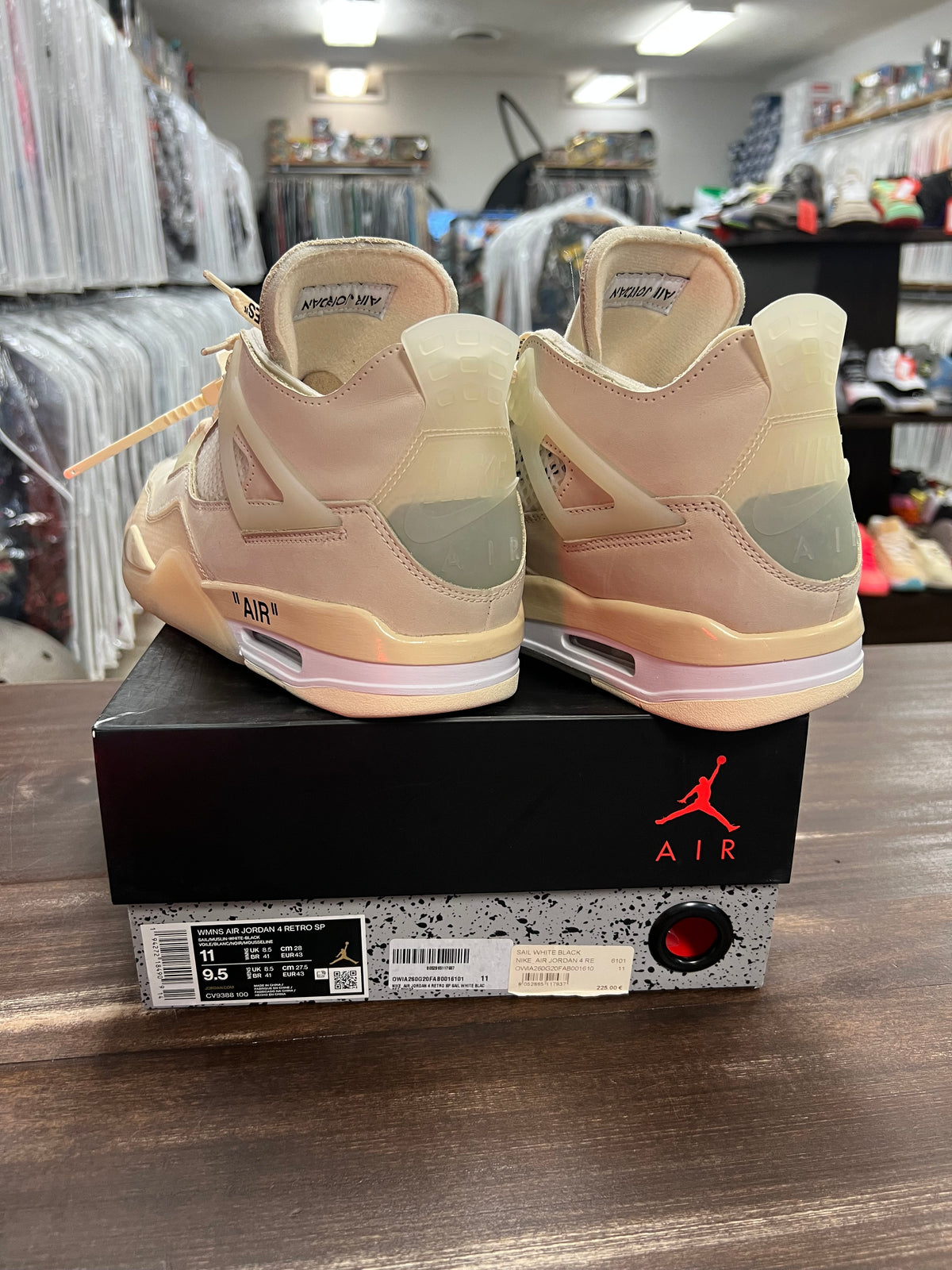 Jordan 4 Retro Off-White Sail (Women's)
