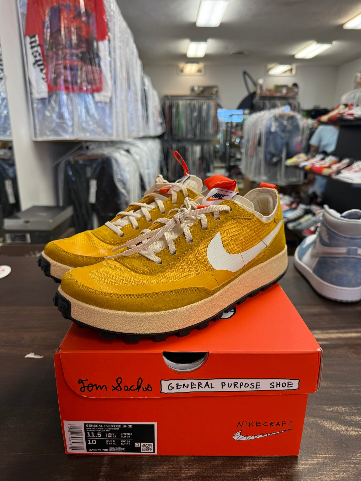 Nike Tom Sachs Dark Sulfur