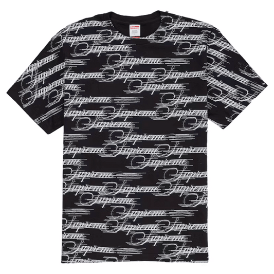 Supreme Script Tee (FW26) Black