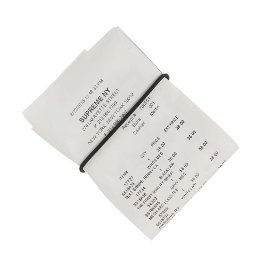 Supreme MM6 Maison Margiela Receipt Wallet Multicolor