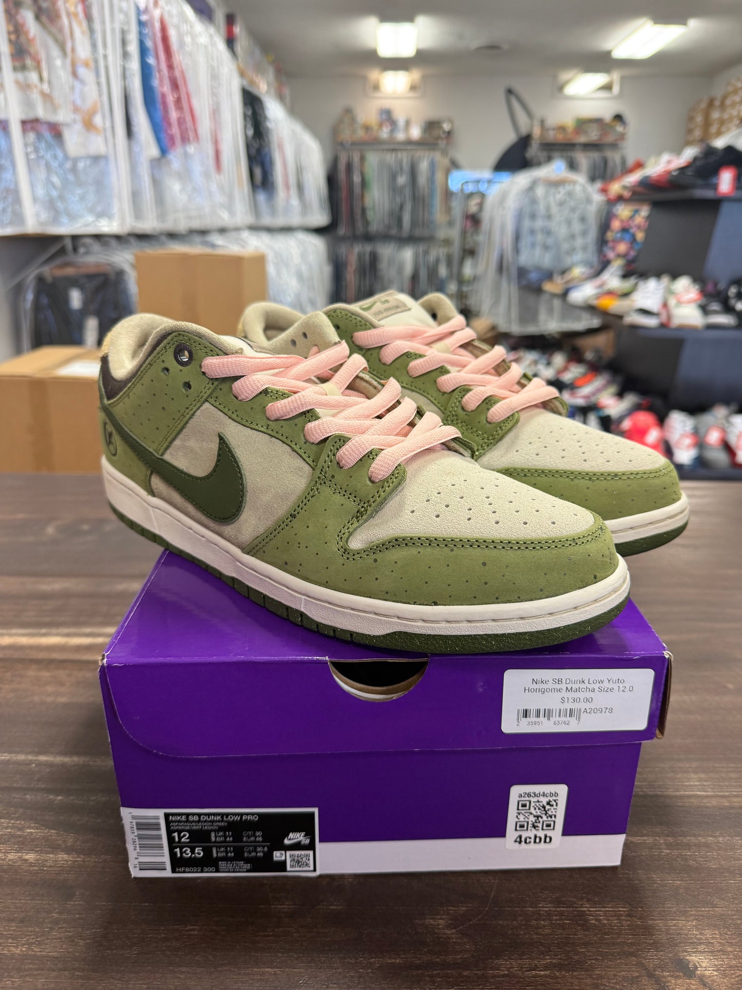 Nike SB Dunk Low Yuto Horigome Matcha