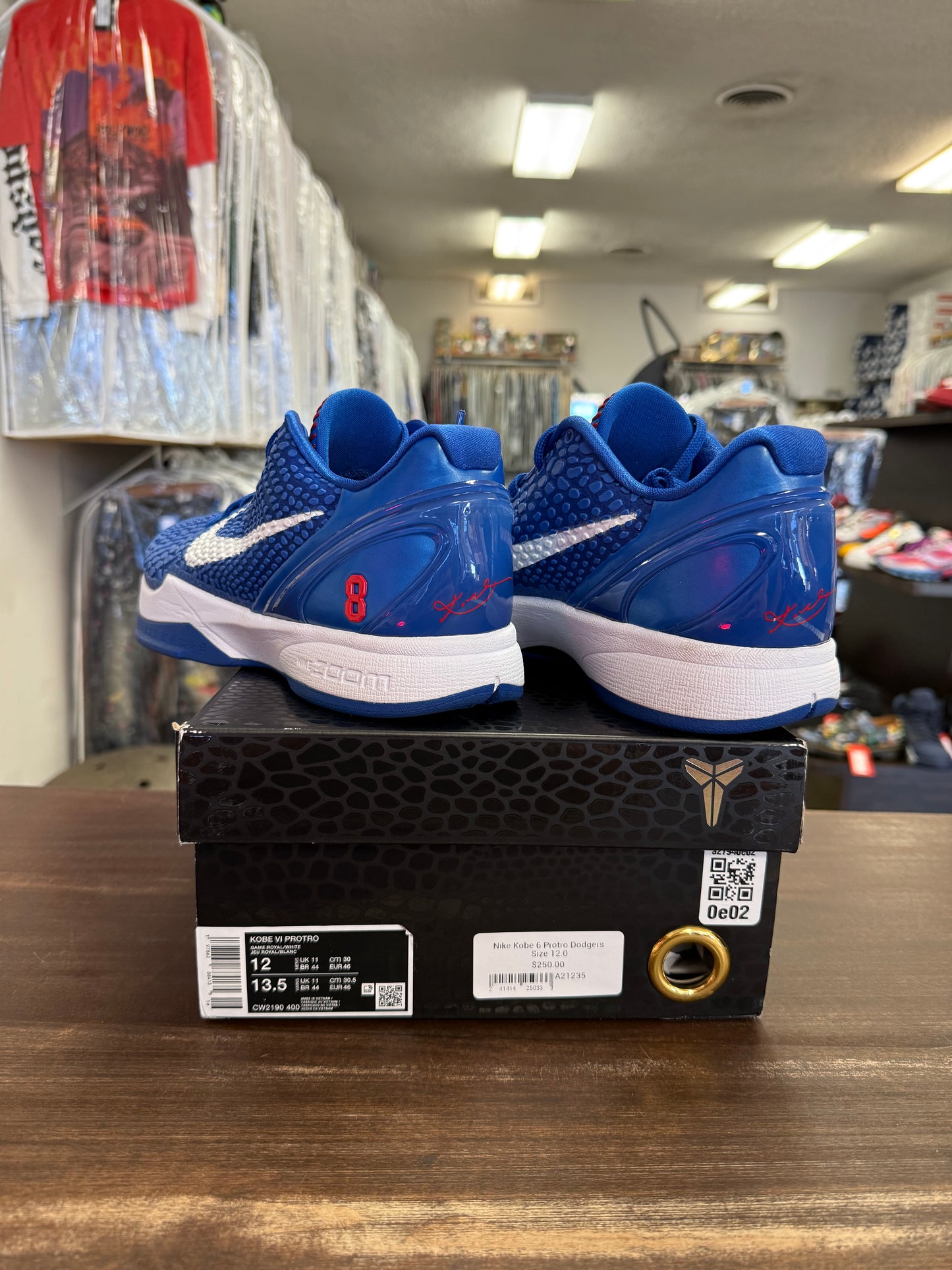 Nike Kobe 6 Protro Dodgers