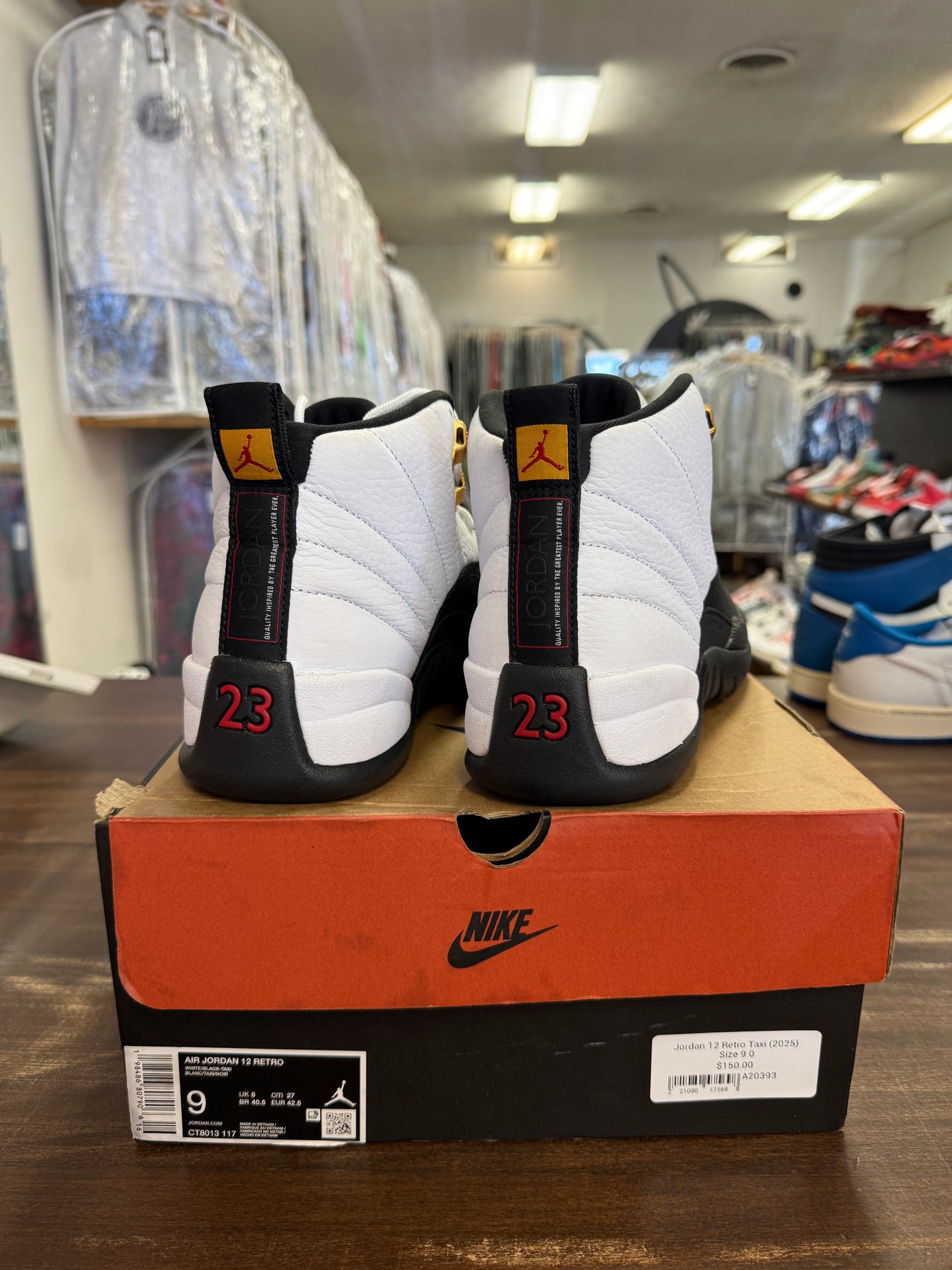 Jordan 12 Retro Taxi (2025)