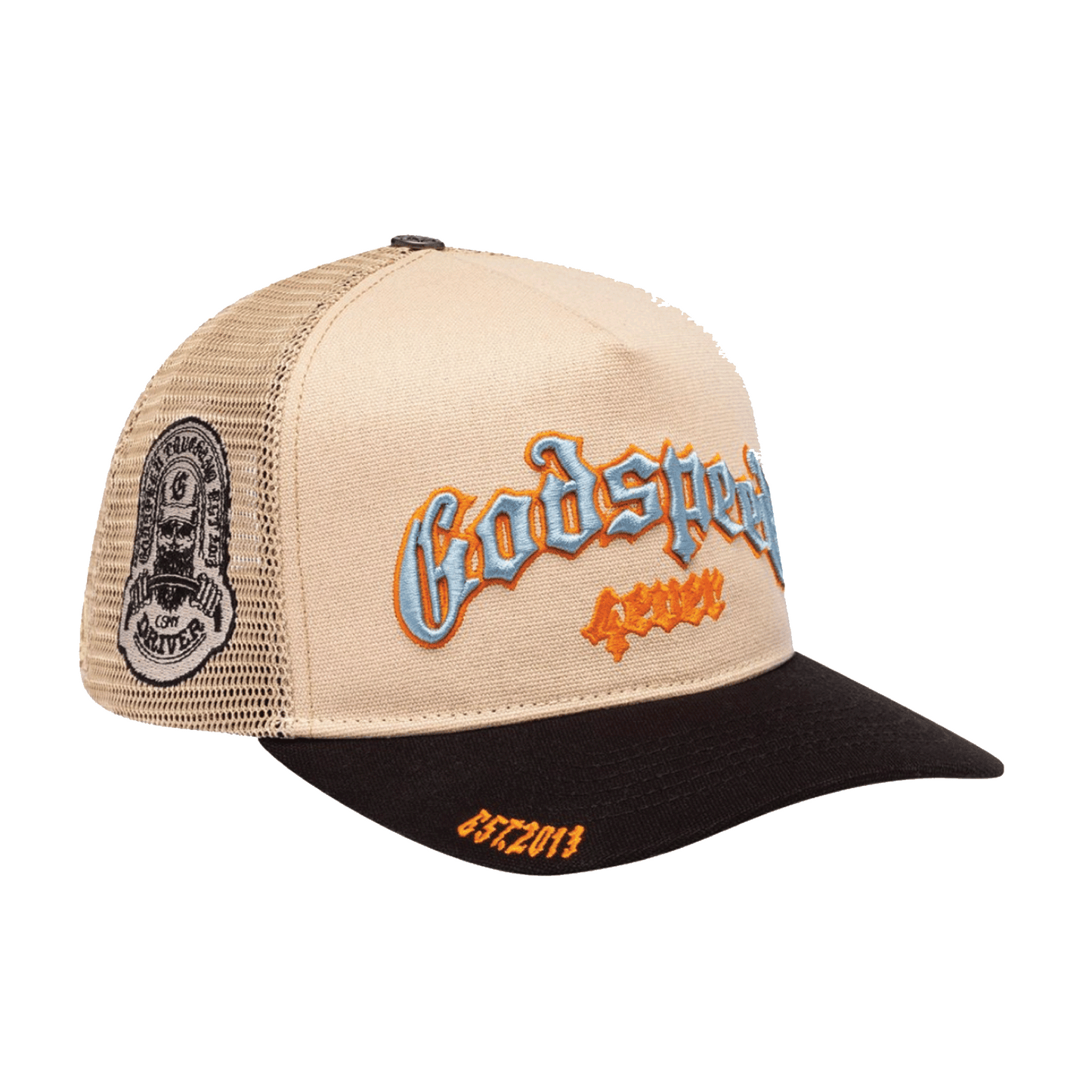GS Forever Trucker Hat Bone Orange