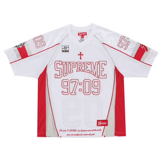 Supreme Disciples Football Jersey White/Red