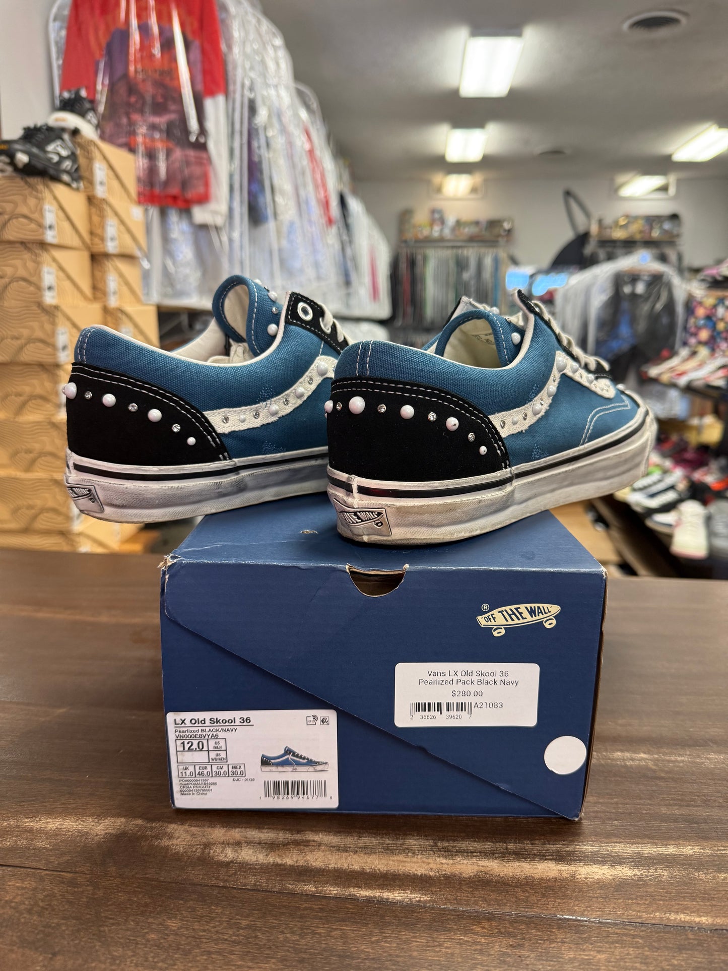 Vans LX Old Skool 36 Pearlized Pack Black Navy
