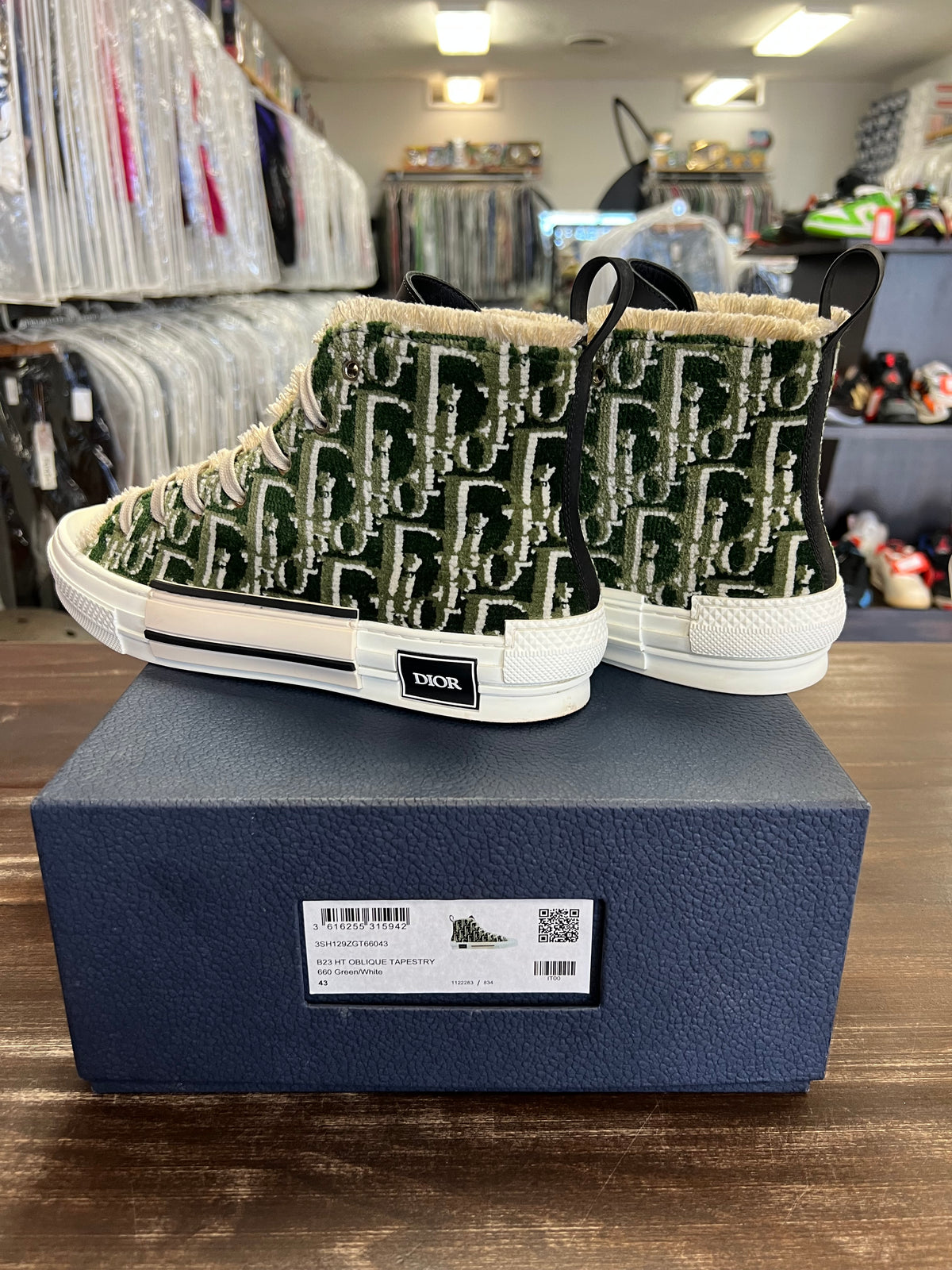 Dior B23 Olive Tapestry