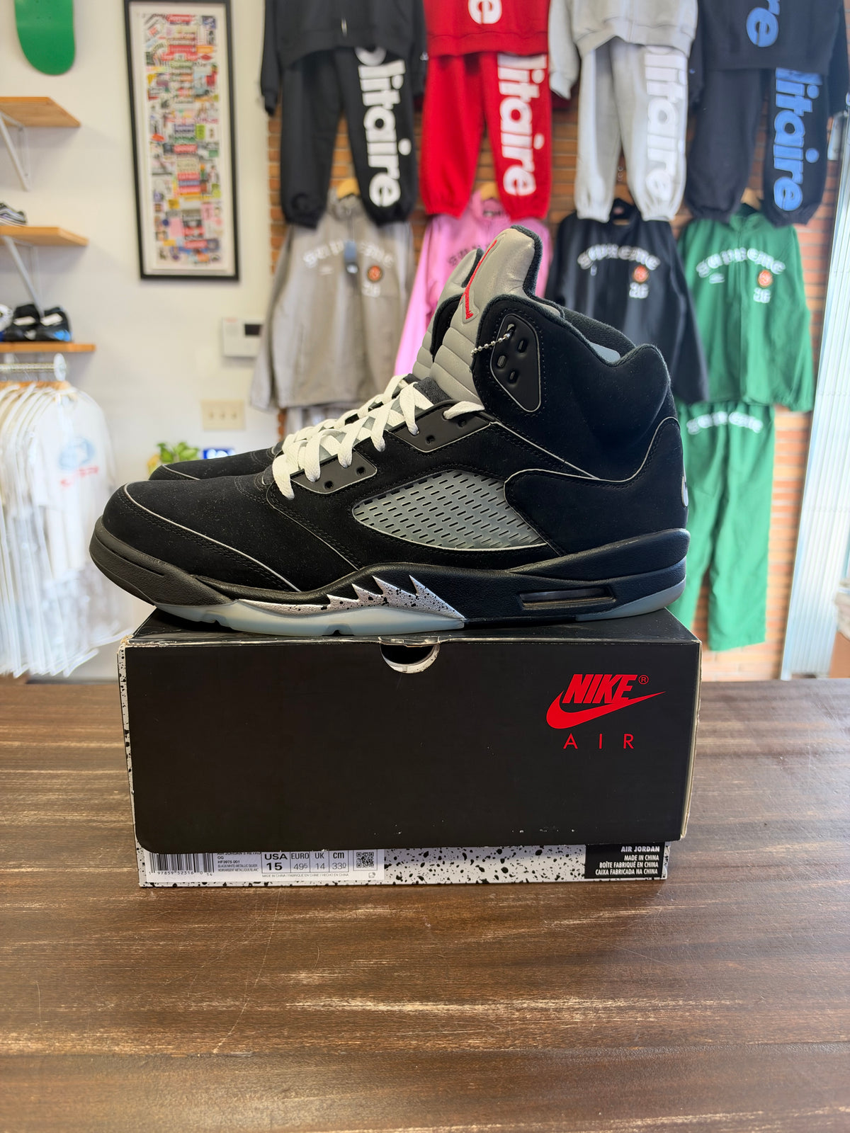 Jordan 5 Retro OG Black Metallic Reimagined