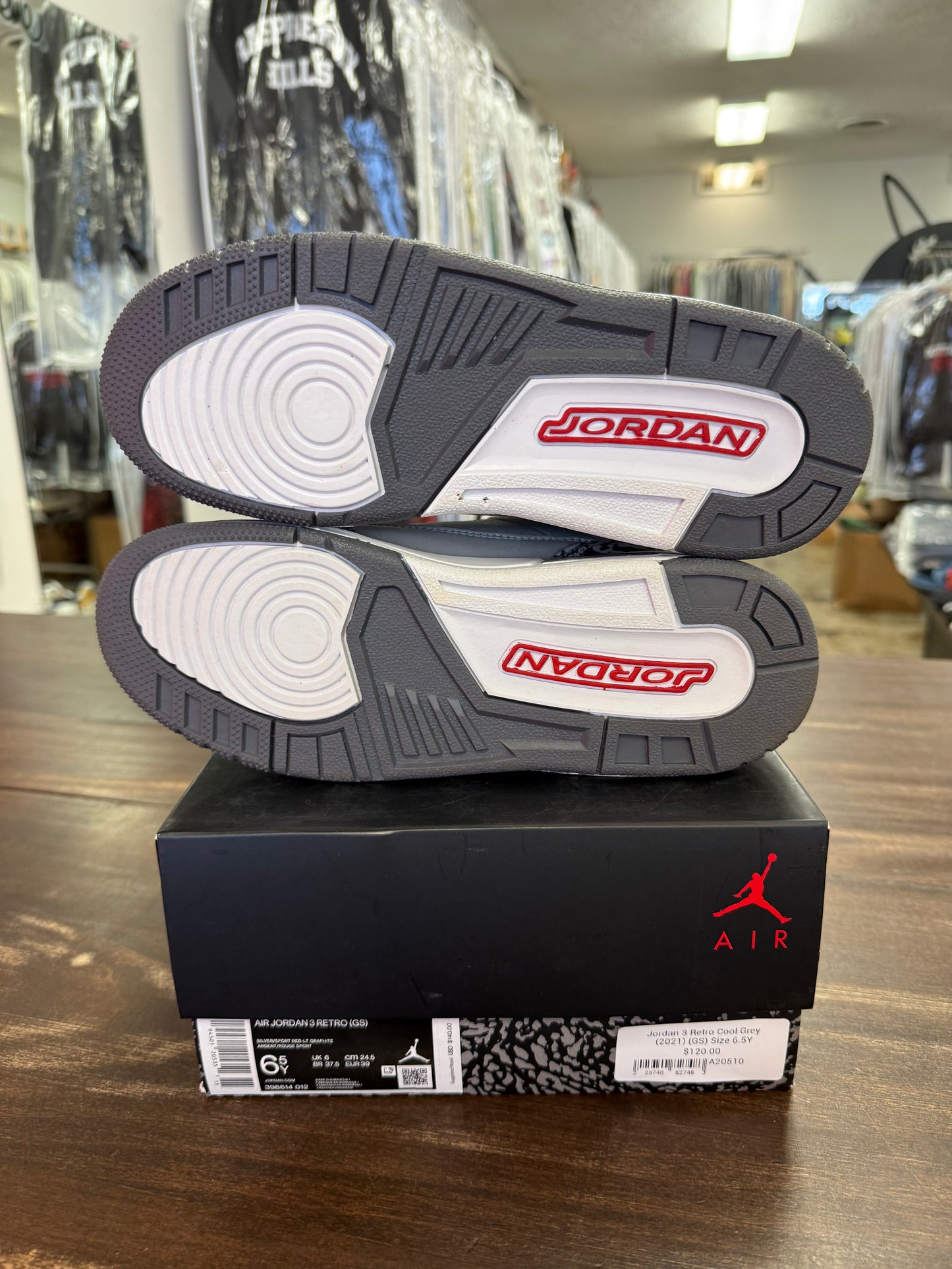 Jordan 3 Retro Cool Grey (2021) (GS)