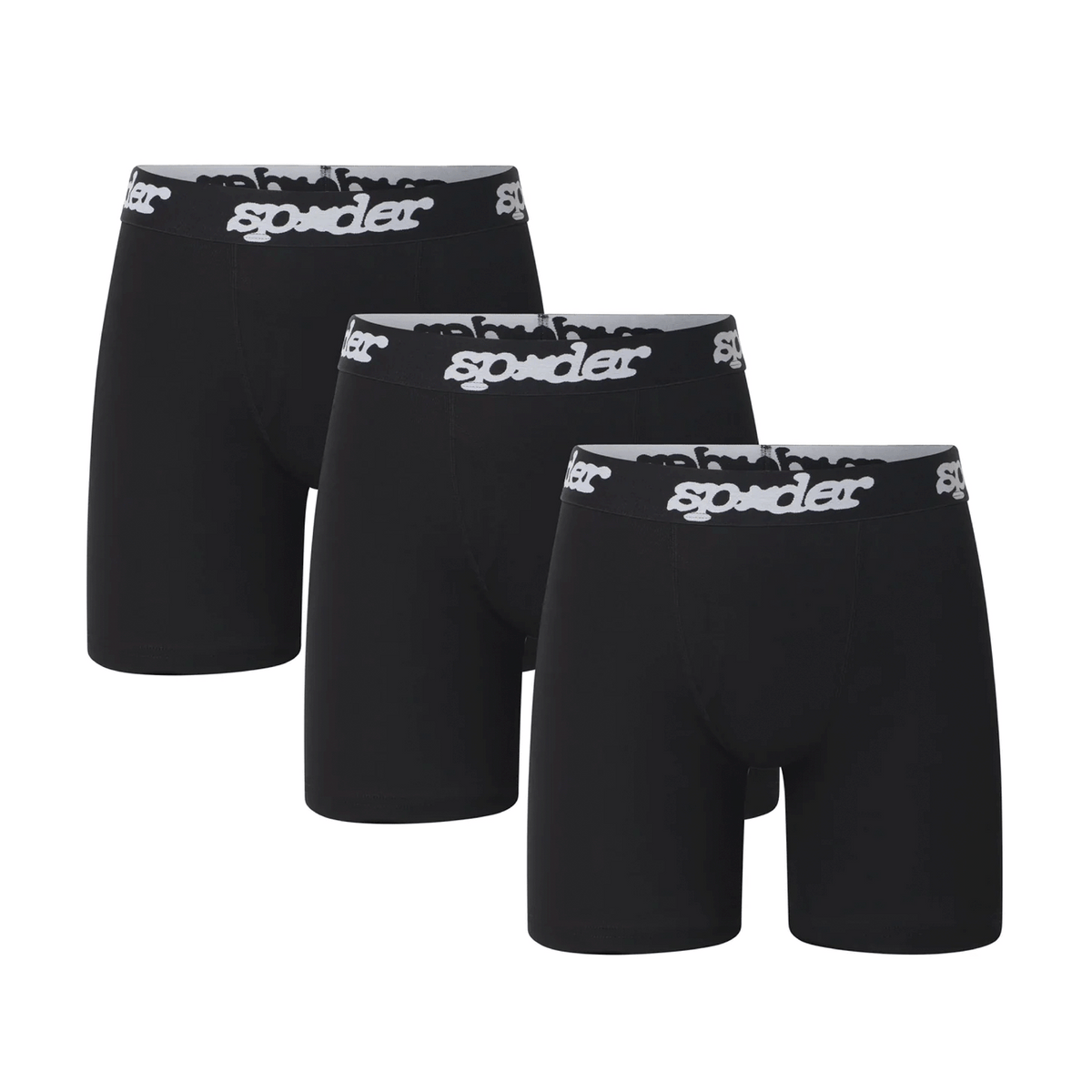SP5DER V3 LOGO BOXER BRIEF 3-PACK BLACK