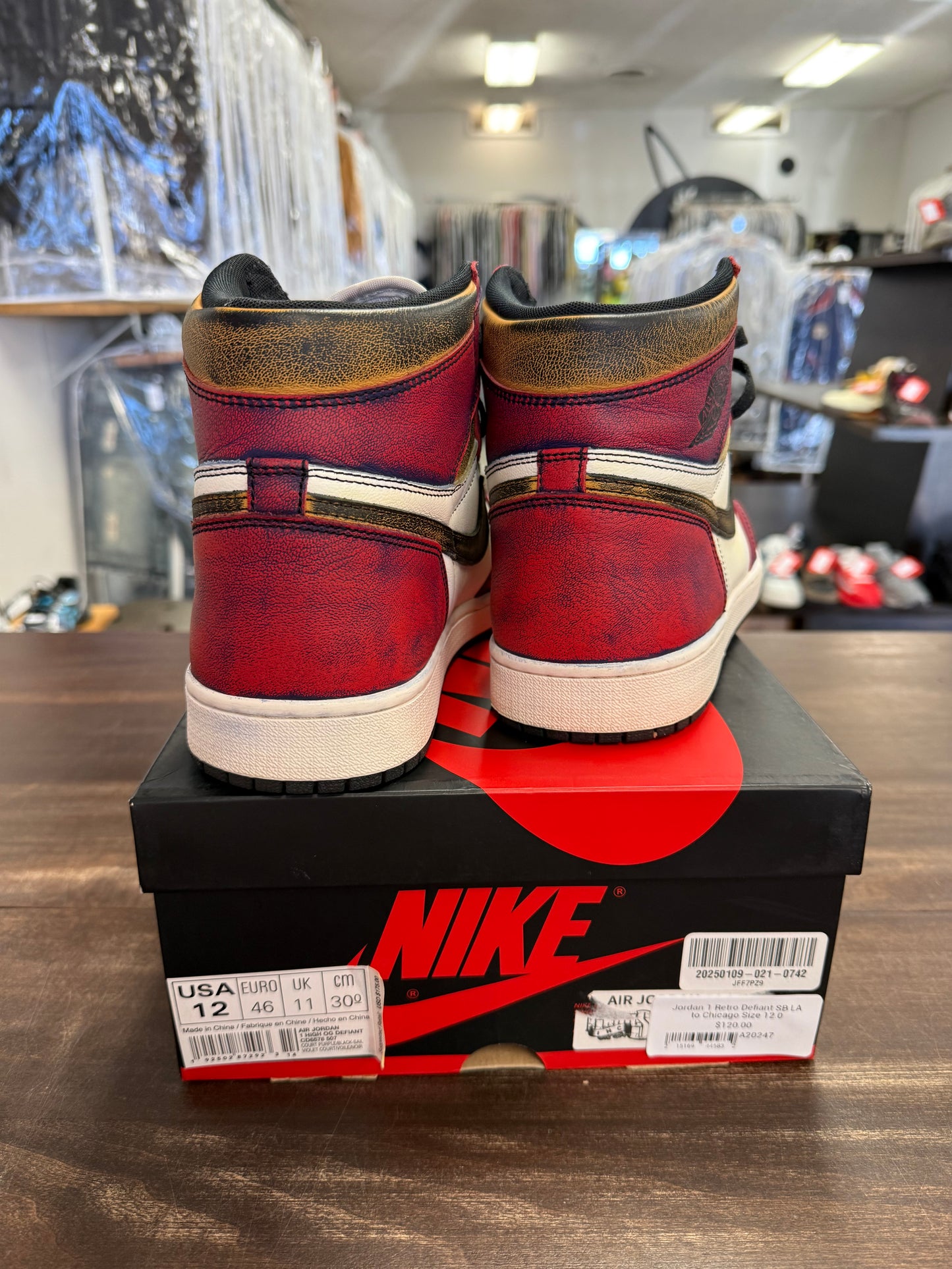 Jordan 1 Retro Defiant SB LA to Chicago