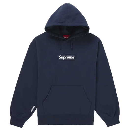 Supreme Box Logo Hoodie Navy
