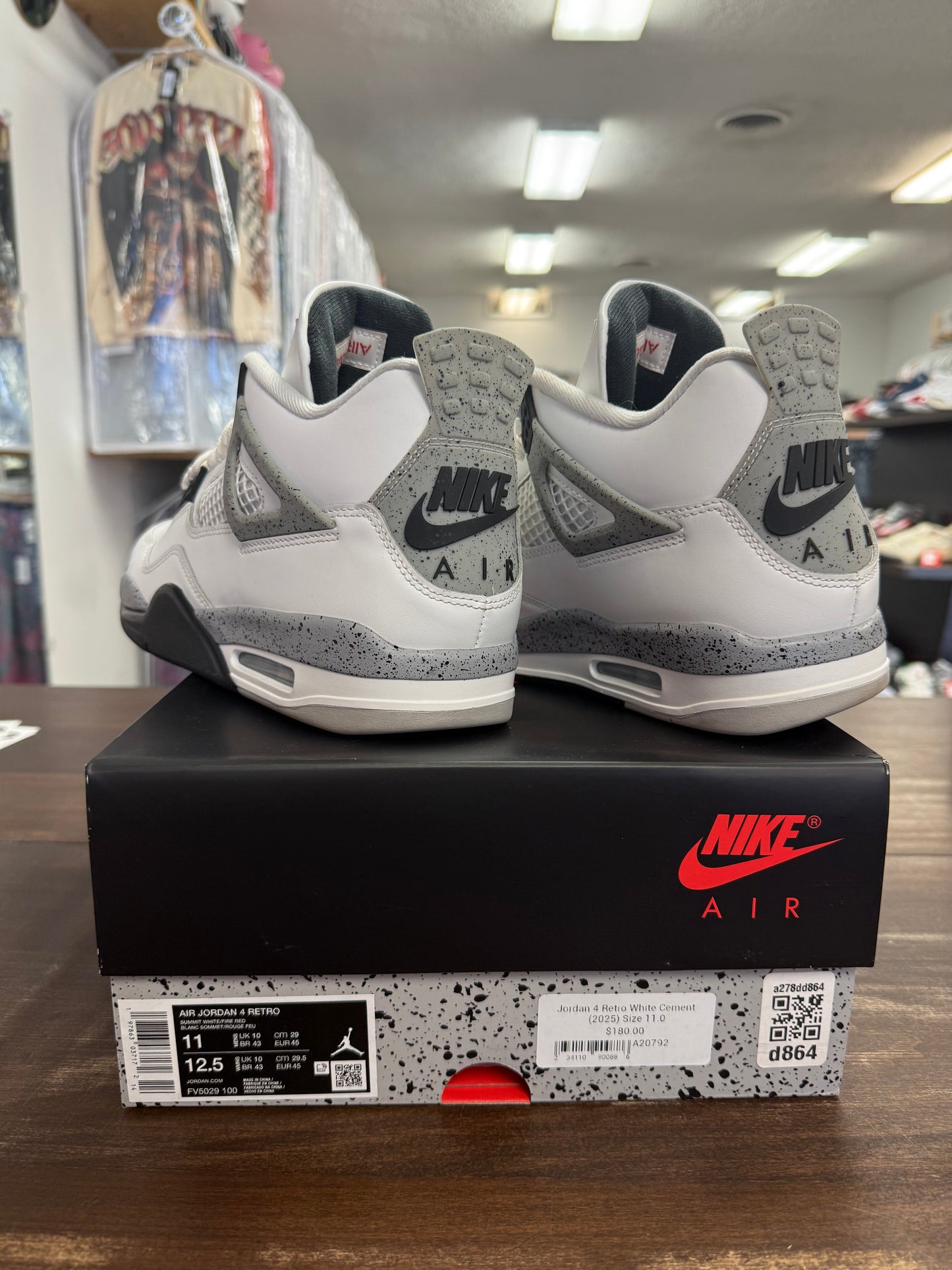 Jordan 4 Retro White Cement (2025)