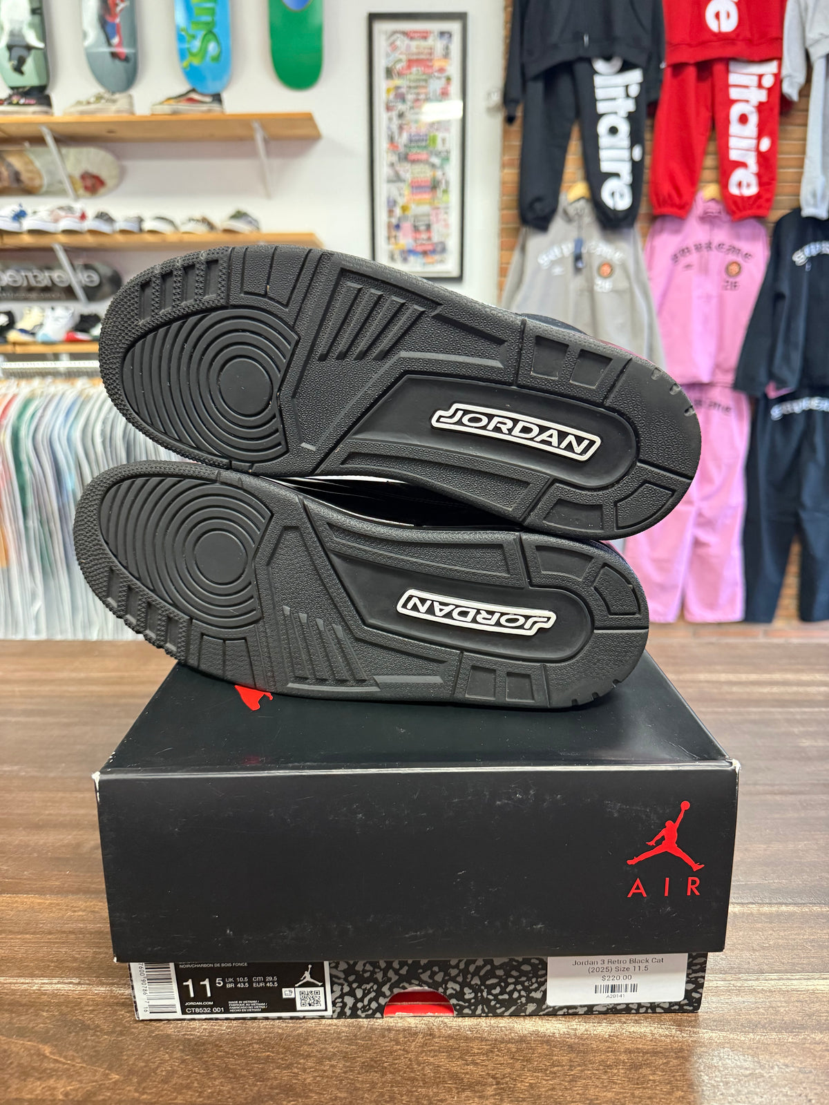 Jordan 3 Black Cat 2025