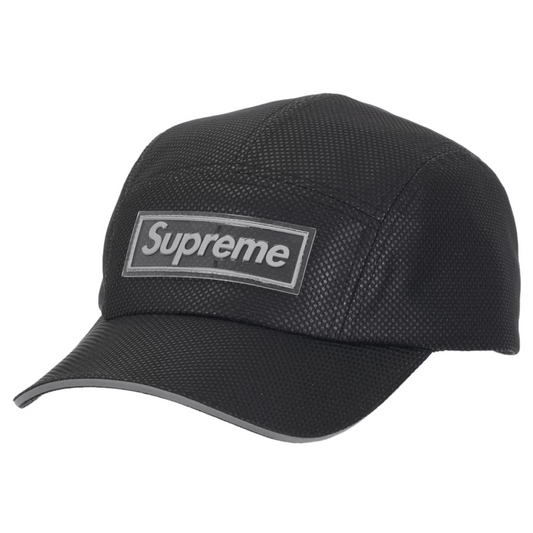 Supreme Metallic Mesh Camp Cap Black
