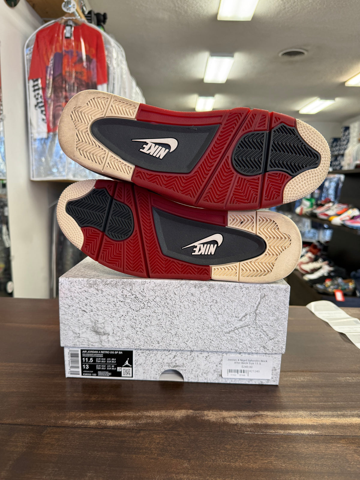 Jordan 4 Nigel Sylvester Brick After Brick