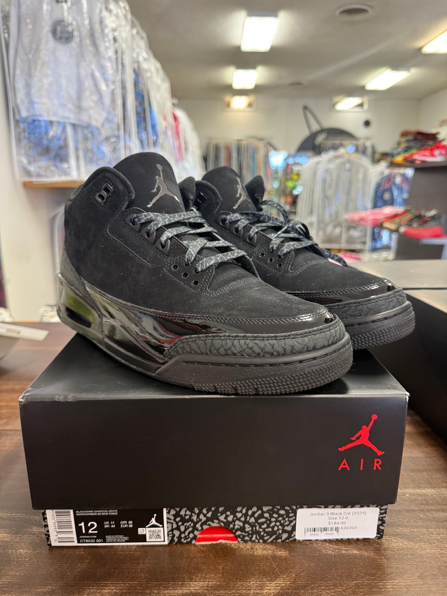 Jordan 3 Black Cat (2025)