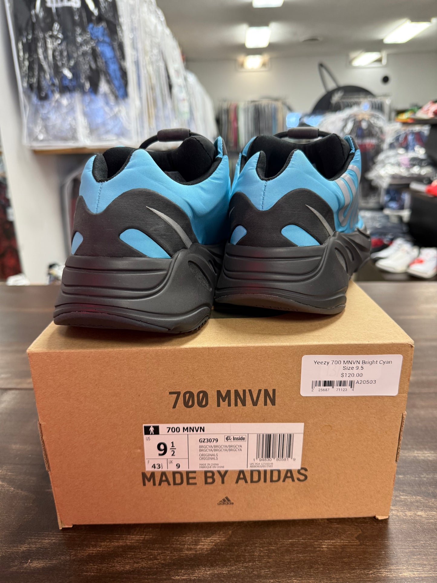 Yeezy 700 MNVN Bright Cyan