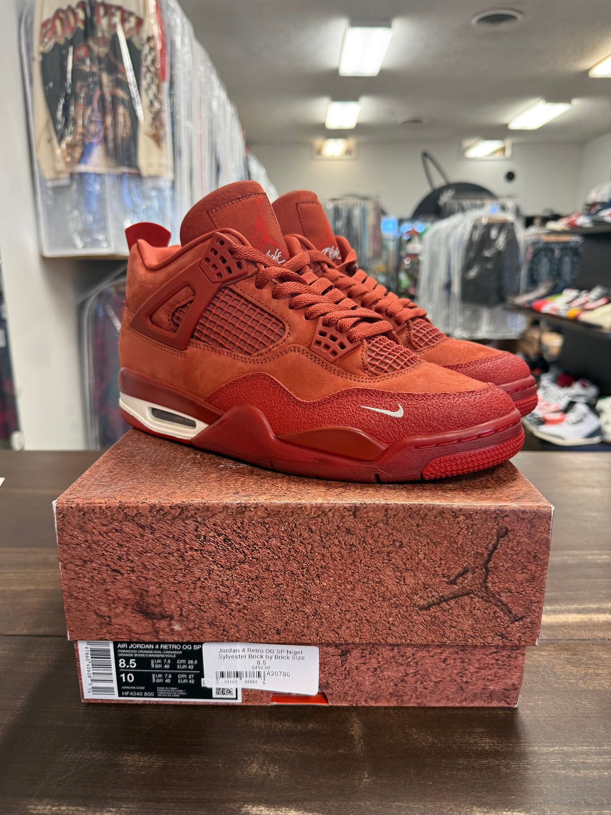 Jordan 4 Retro OG SP Nigel Sylvester Brick by Brick