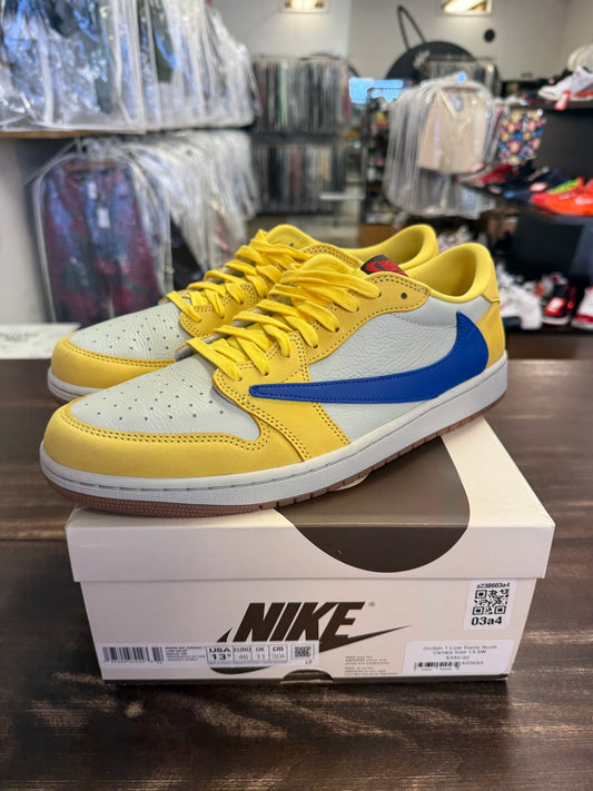 Jordan 1 Low Travis Scott Canary