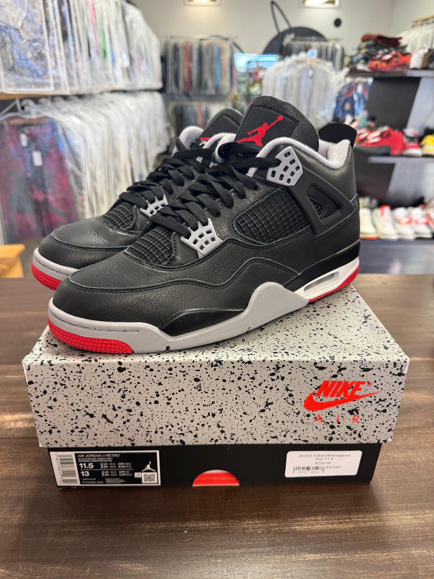 Jordan 4 Bred Reimagined