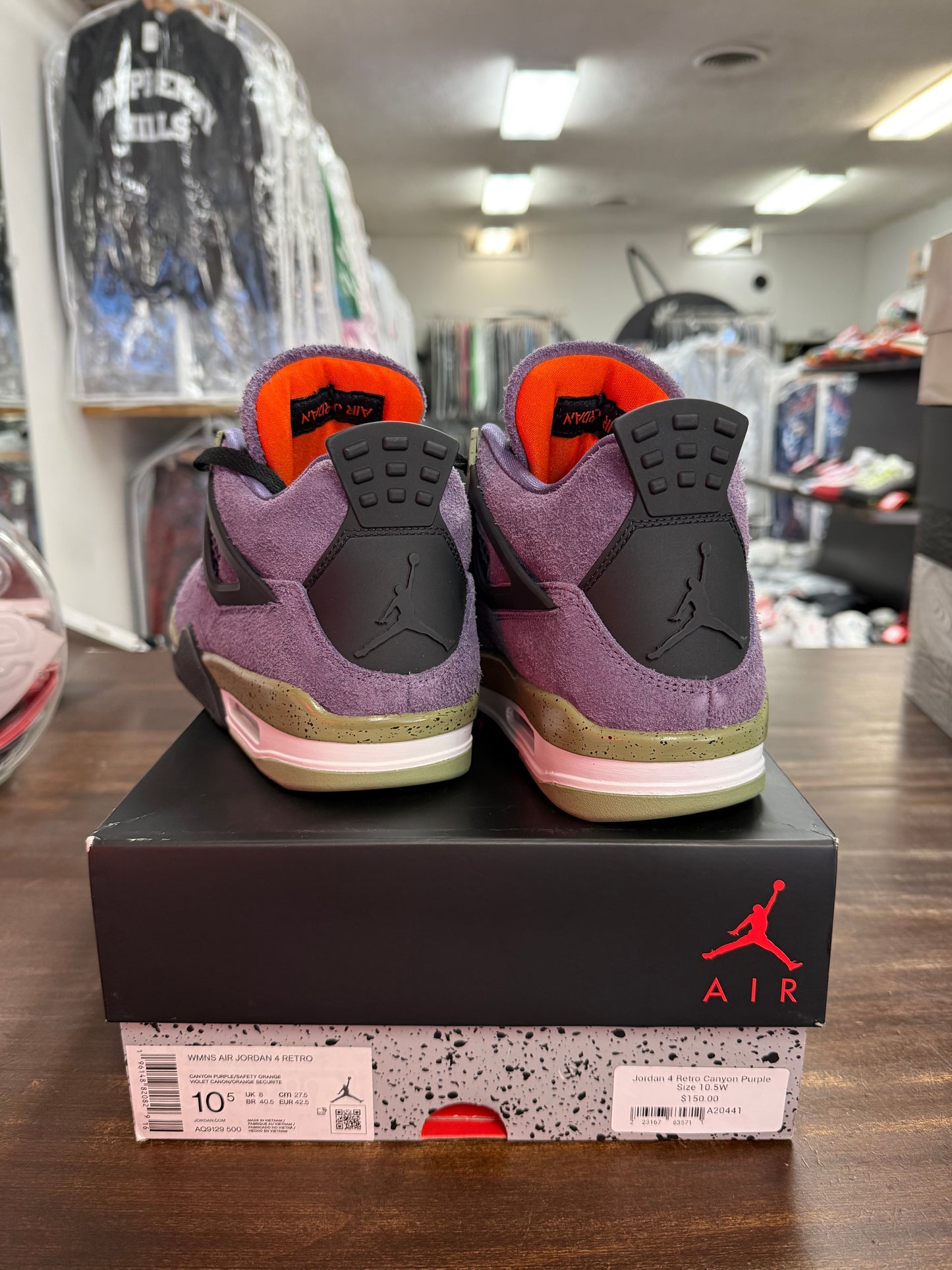 Jordan 4 Retro Canyon Purple