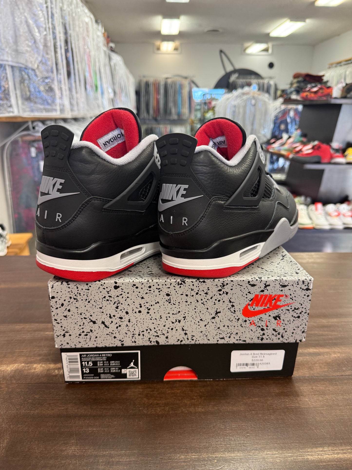 Jordan 4 Bred Reimagined