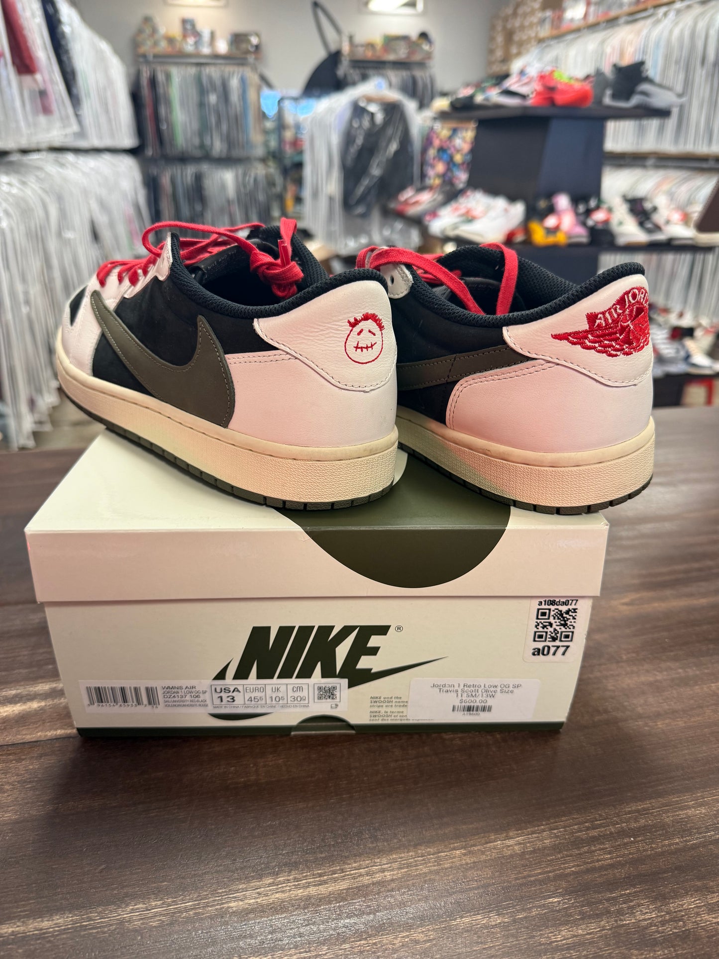 Jordan 1 Low Travis Scott Olive