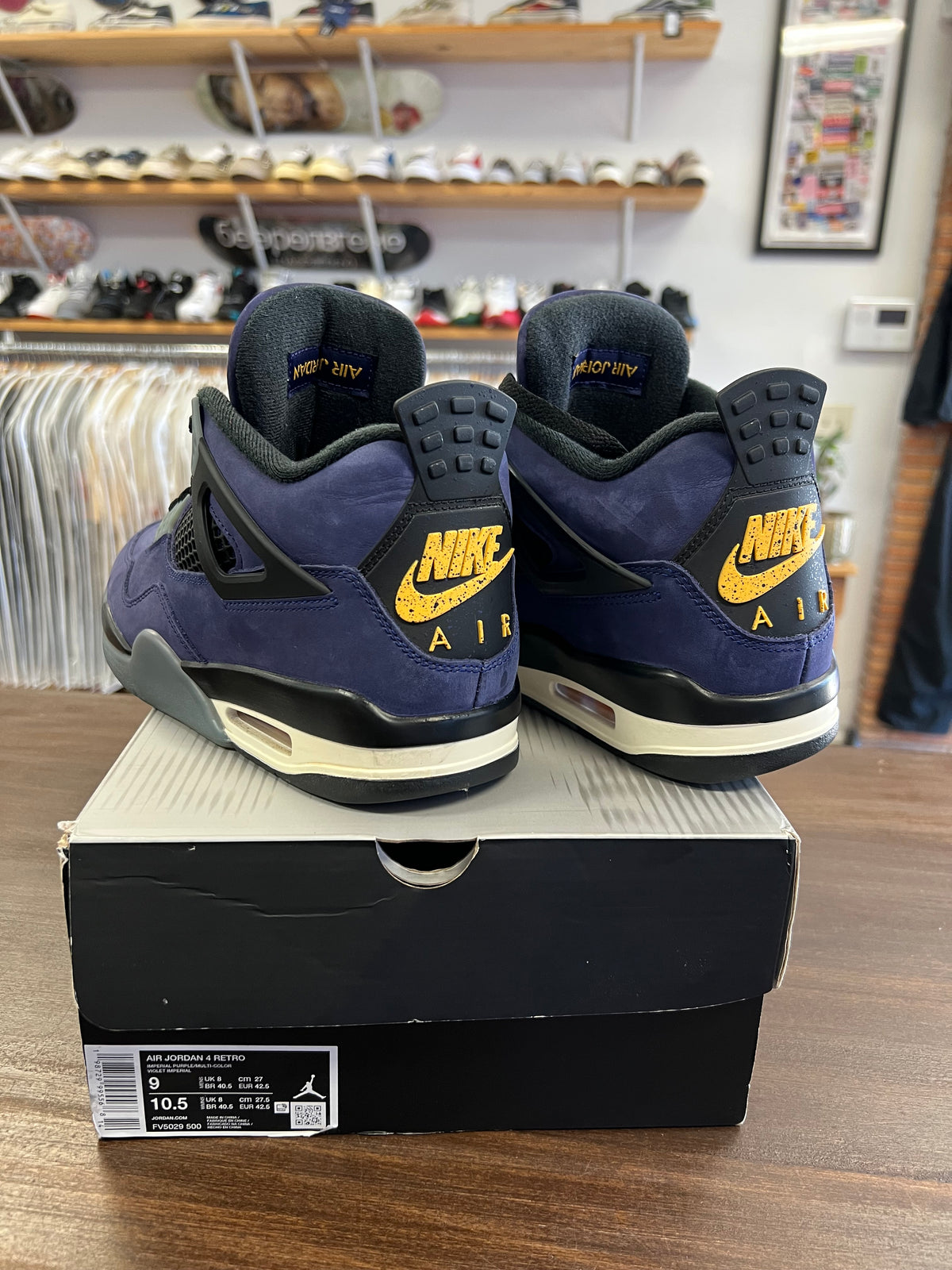 Jordan 4 Retro Lakers