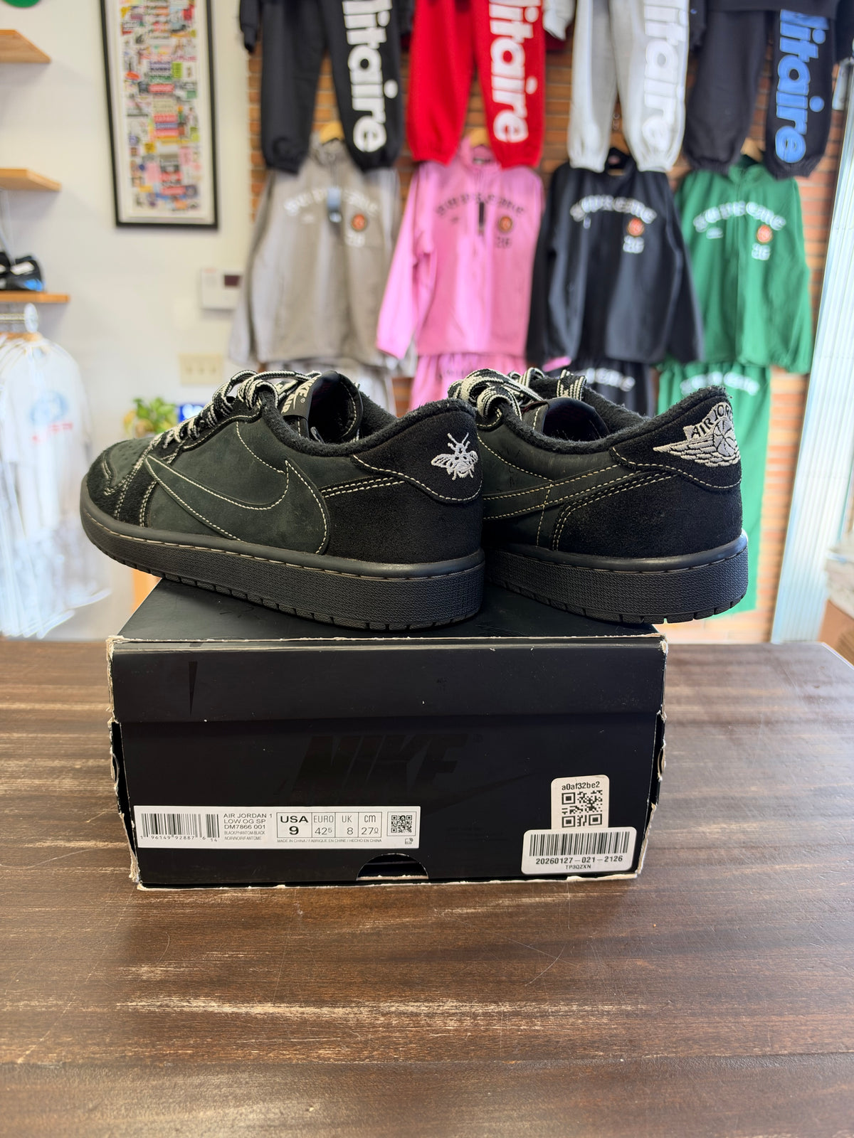 Jordan 1 Retro Low OG SP Travis Scott Black Phantom