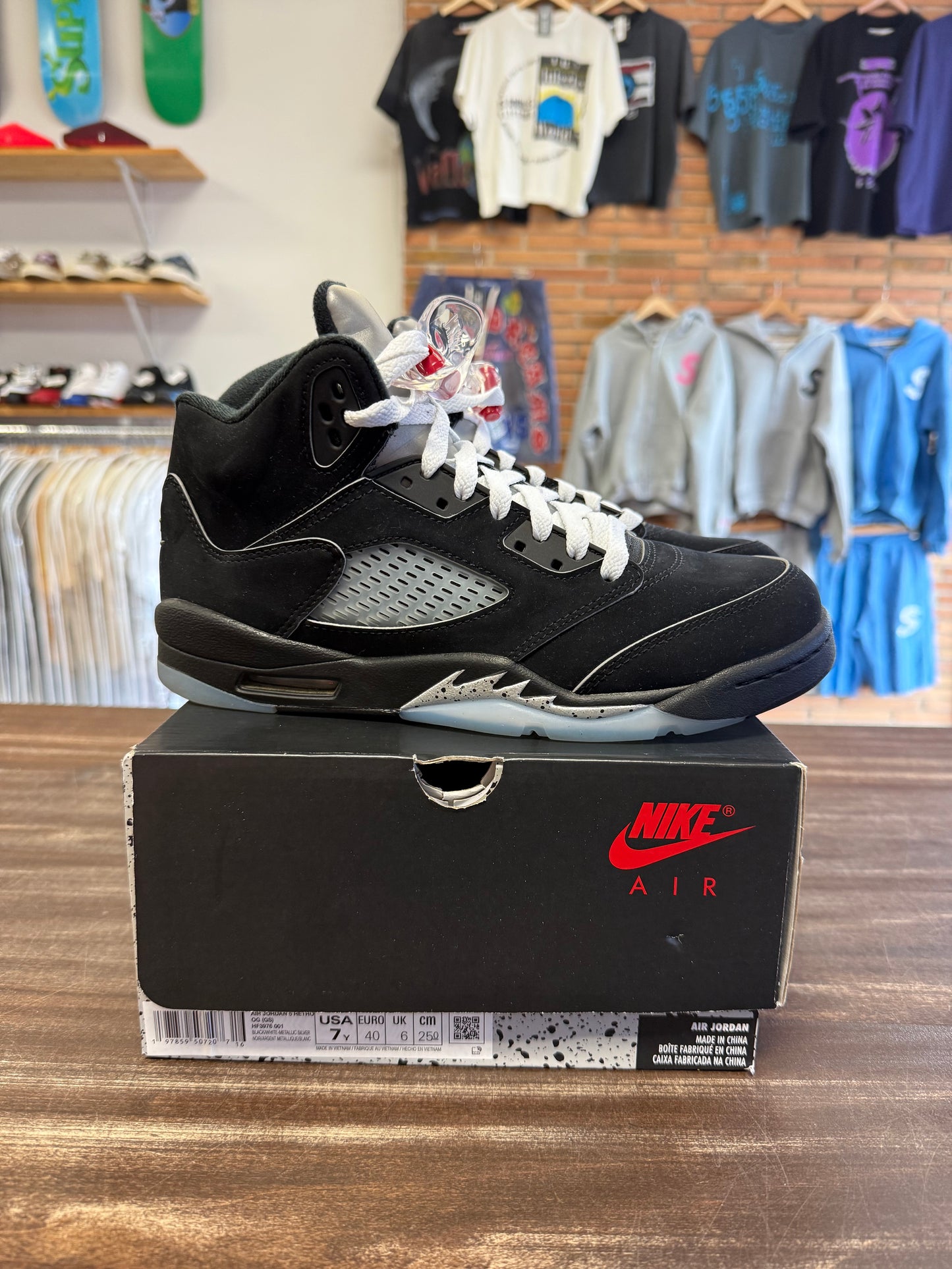 Jordan 5 Retro Black Metallic Reimagined (GS)