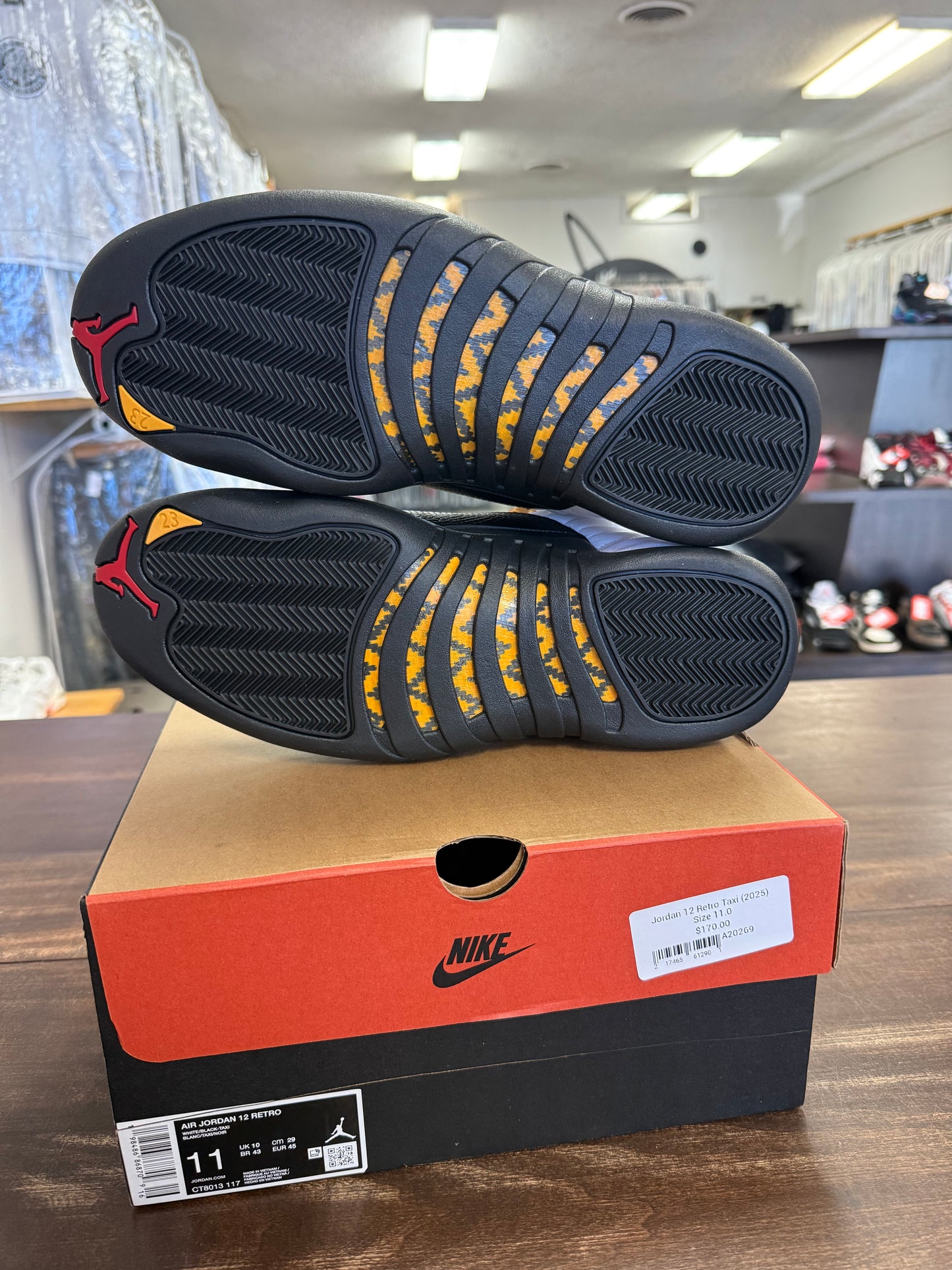 Jordan 12 Retro Taxi (2025)