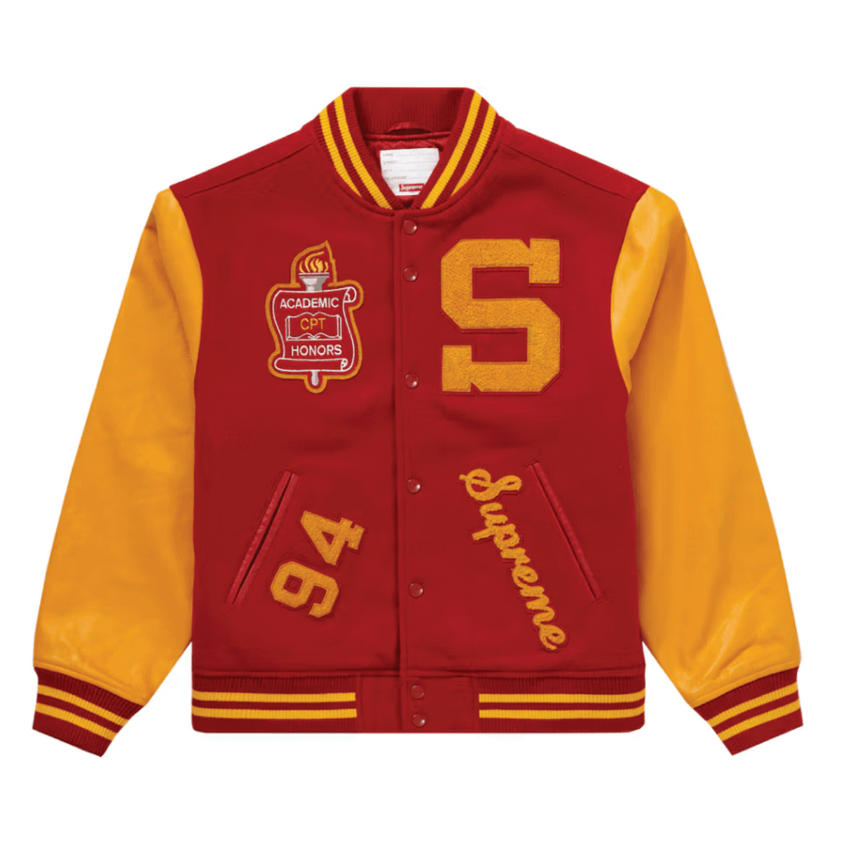 Supreme Team Varsity Jacket Red