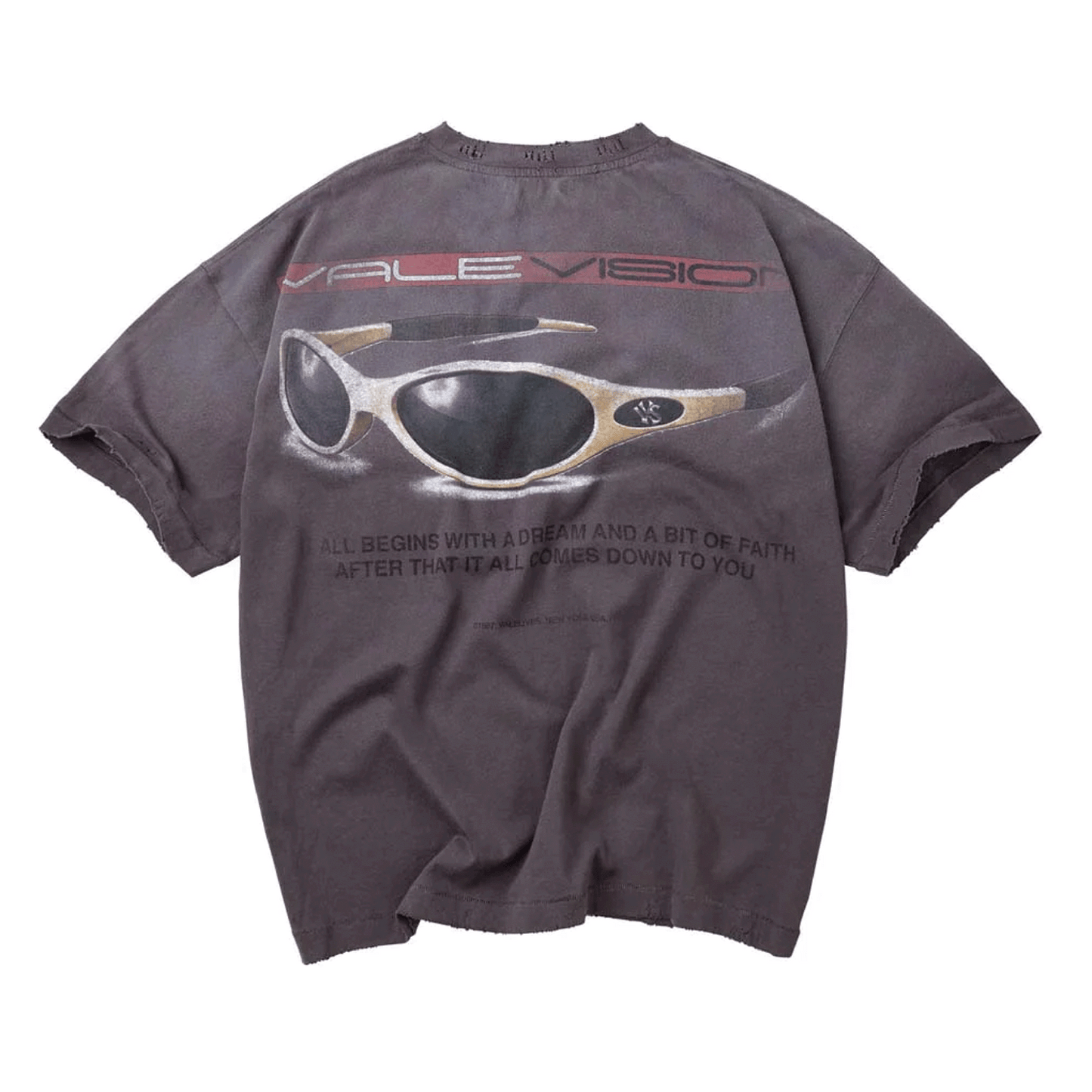 Vale Forever Vision Charcoal Tee