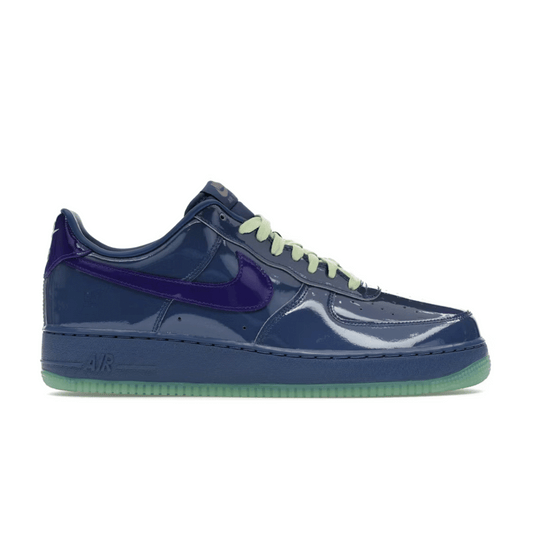 Nike Air Force 1 Low Patent Leather Mystic Navy Grape Ice