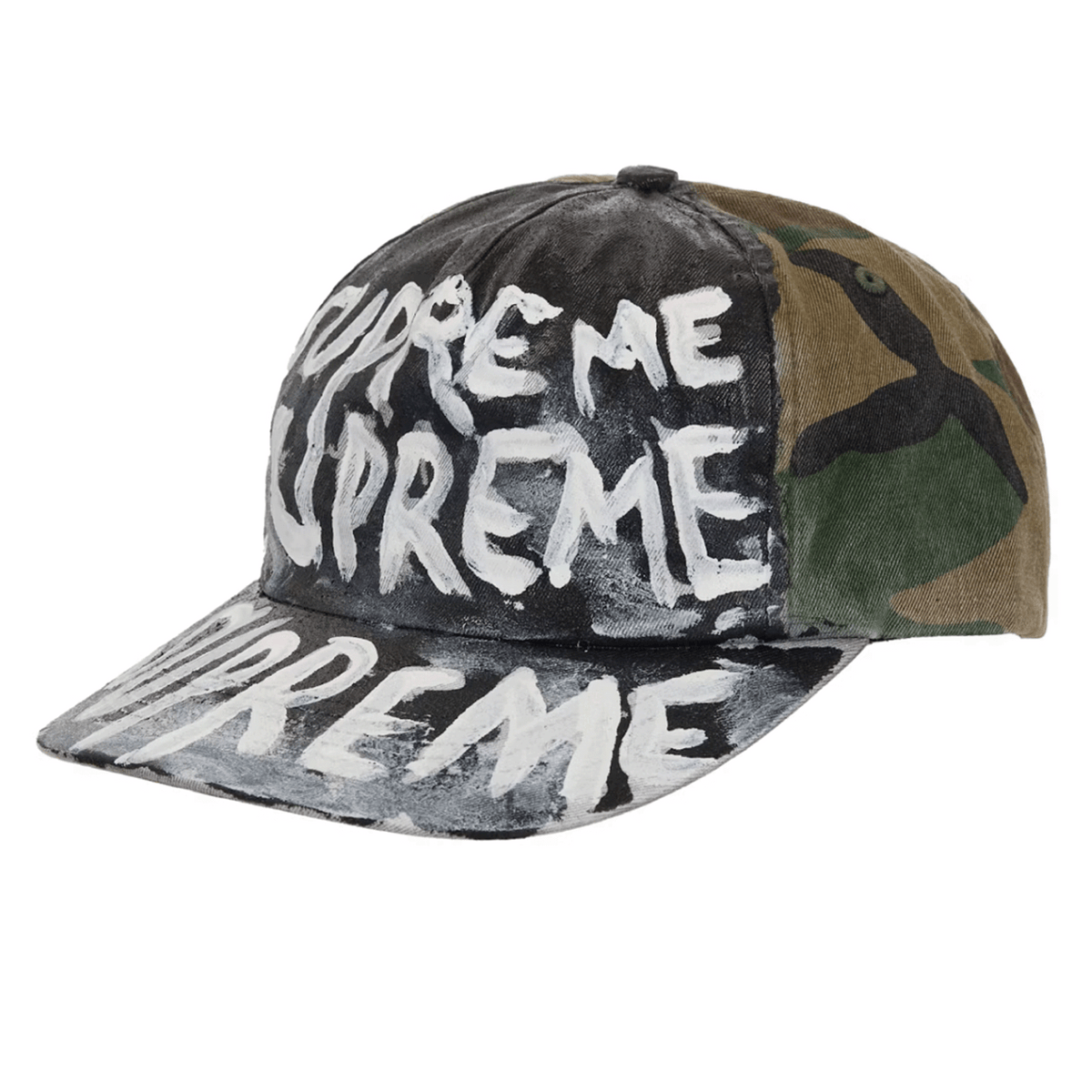 Supreme Painted 5-Panel Hat Camouflage