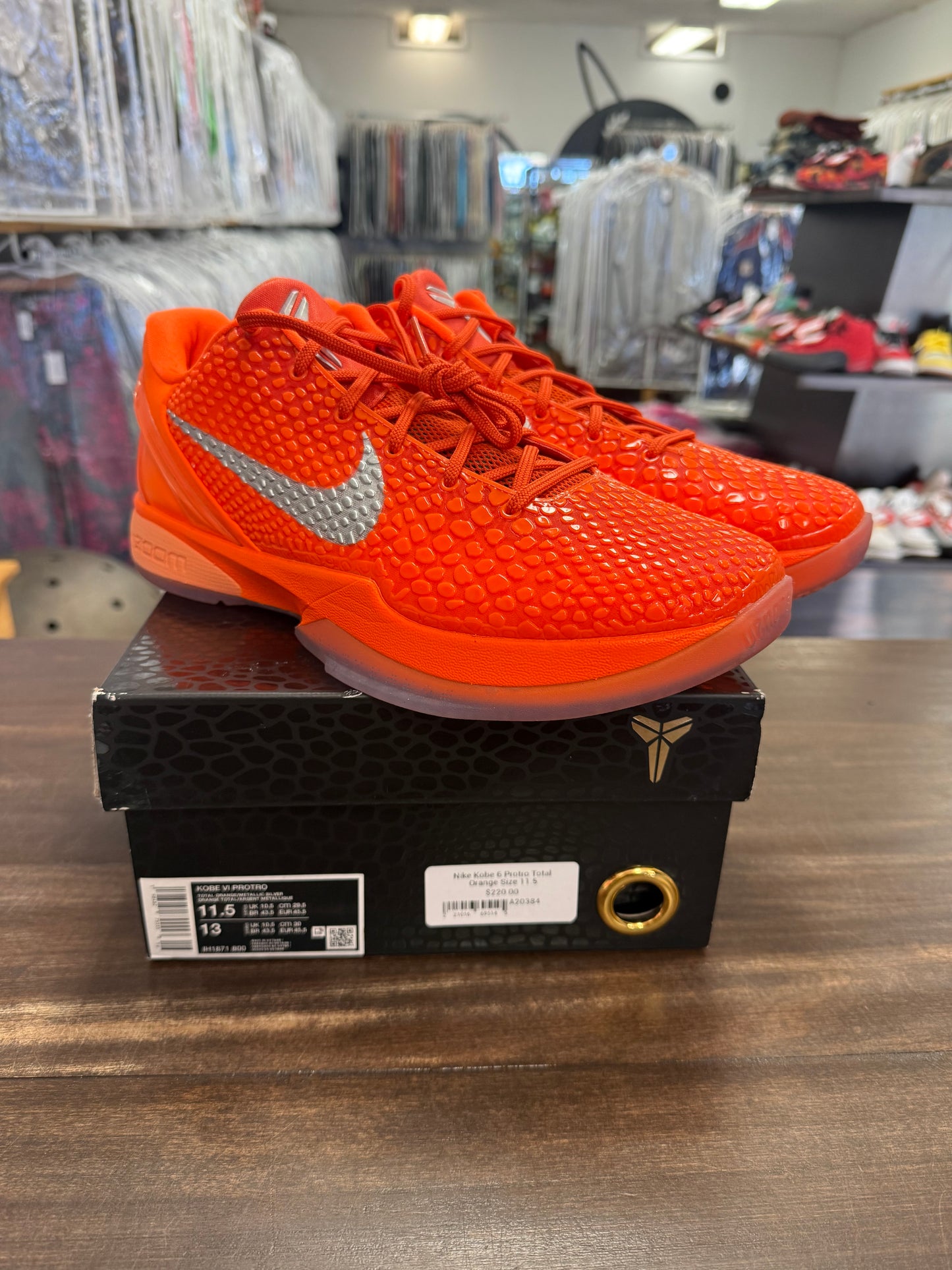 Nike Kobe 6 Protro Total Orange