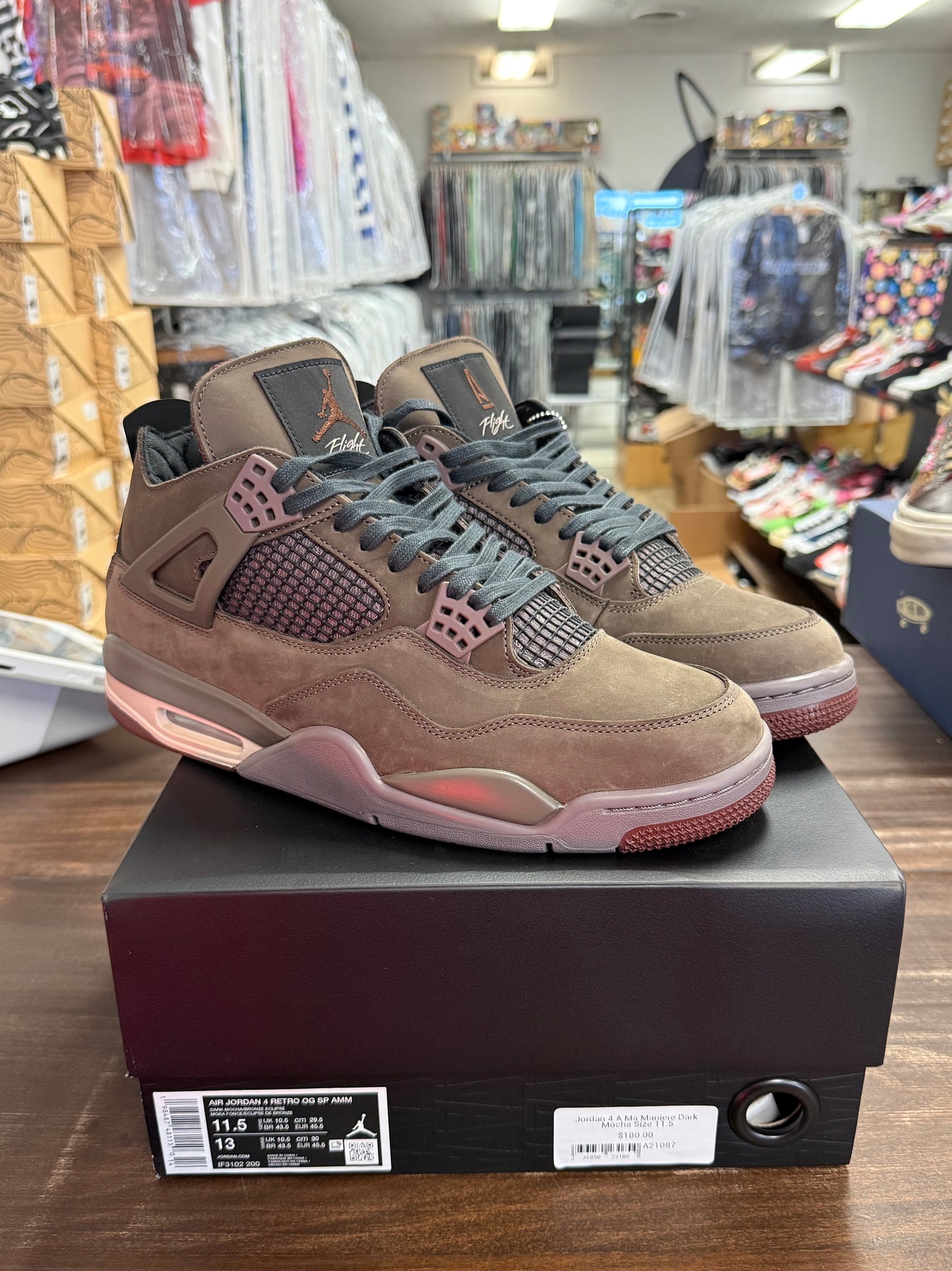 Jordan 4 A Ma Maniere Dark Mocha