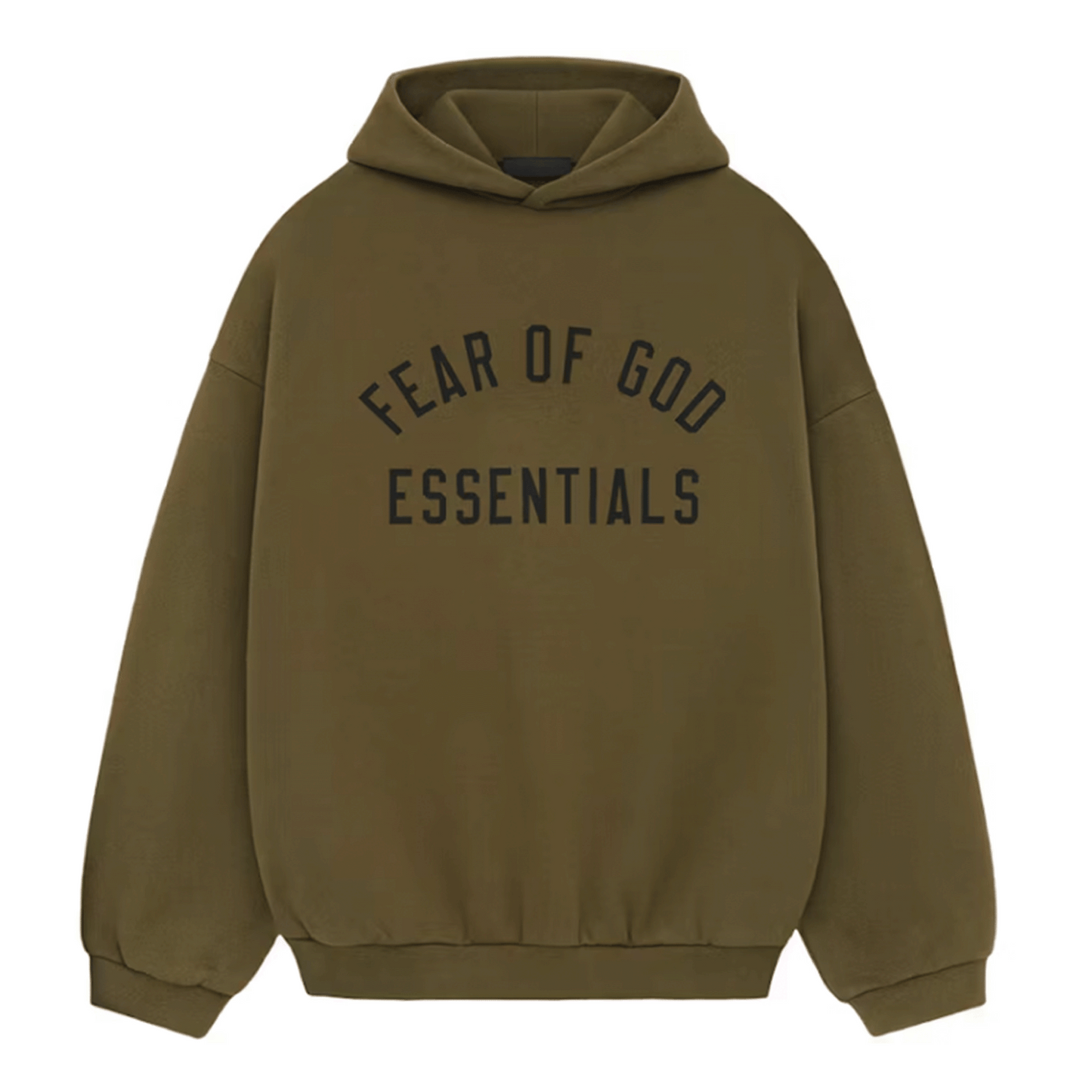 Fear of God Essentials Fleece Hoodie Olive