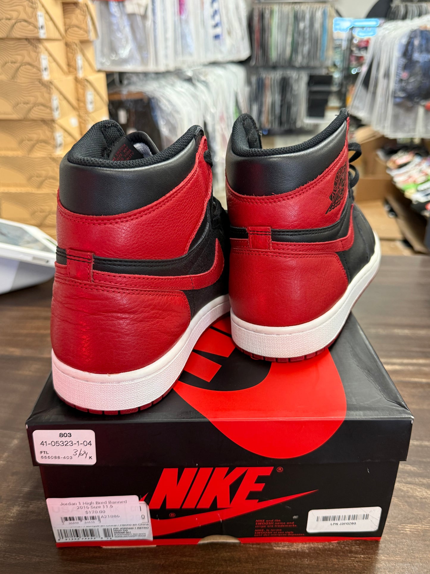 Jordan 1 High Bred Banned 2016