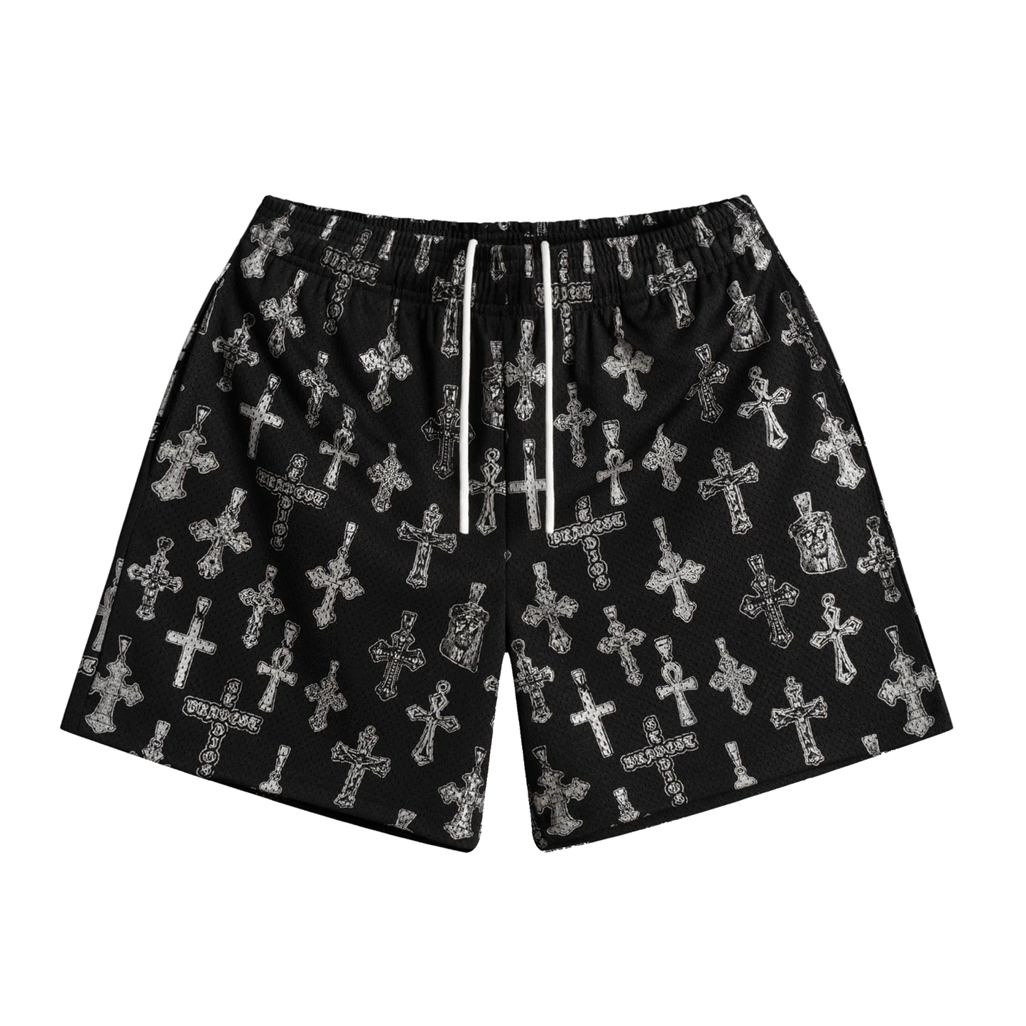 Bravest Black Saint Shorts