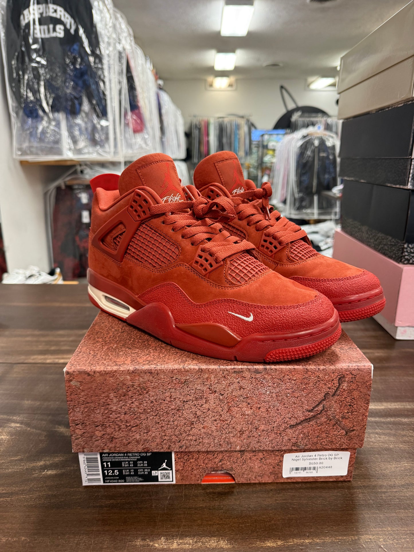 Air Jordan 4 Retro OG SP Nigel Sylvester Brick by Brick