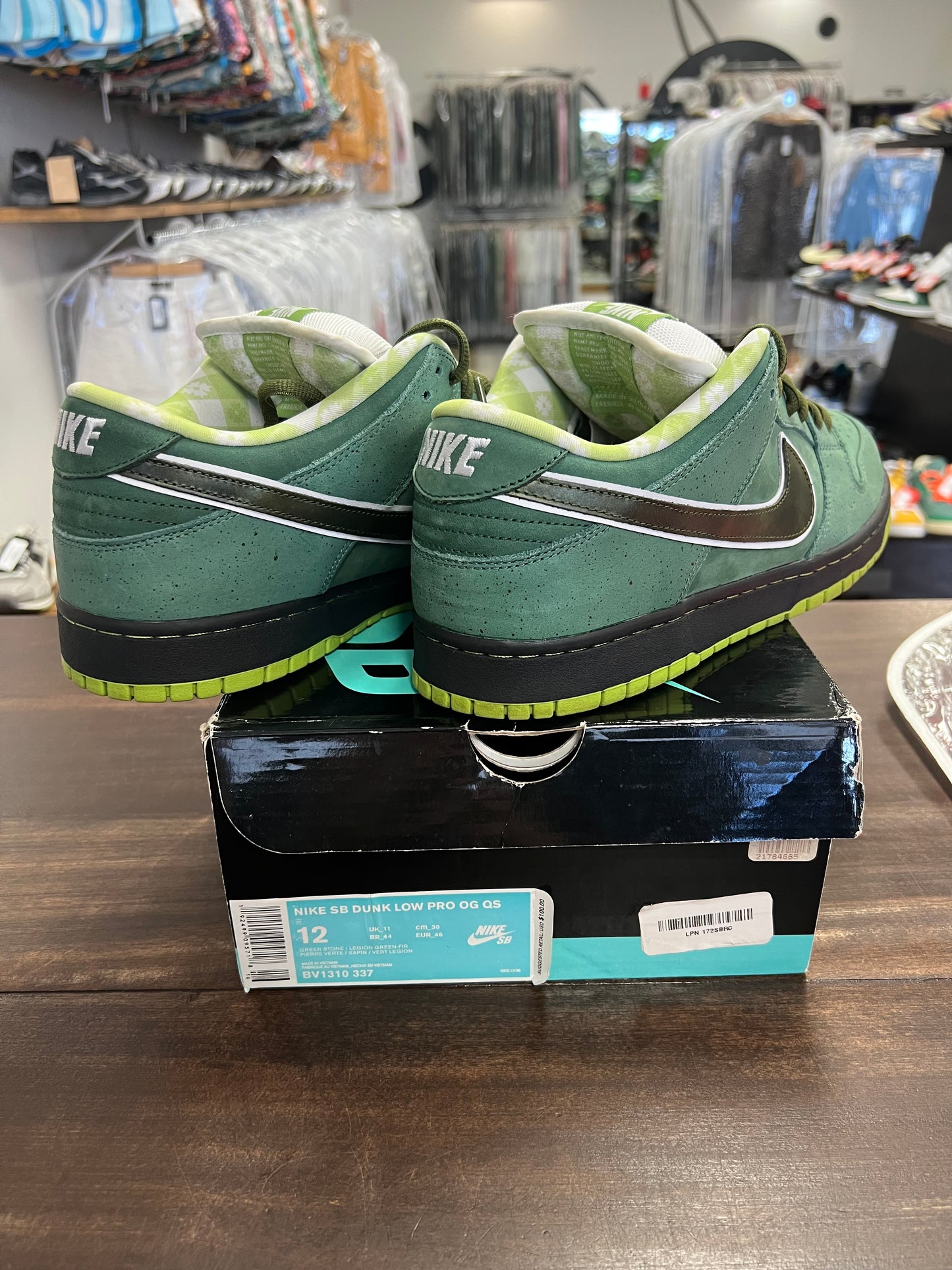 Nike SB Dunk Low Concepts Green Lobster