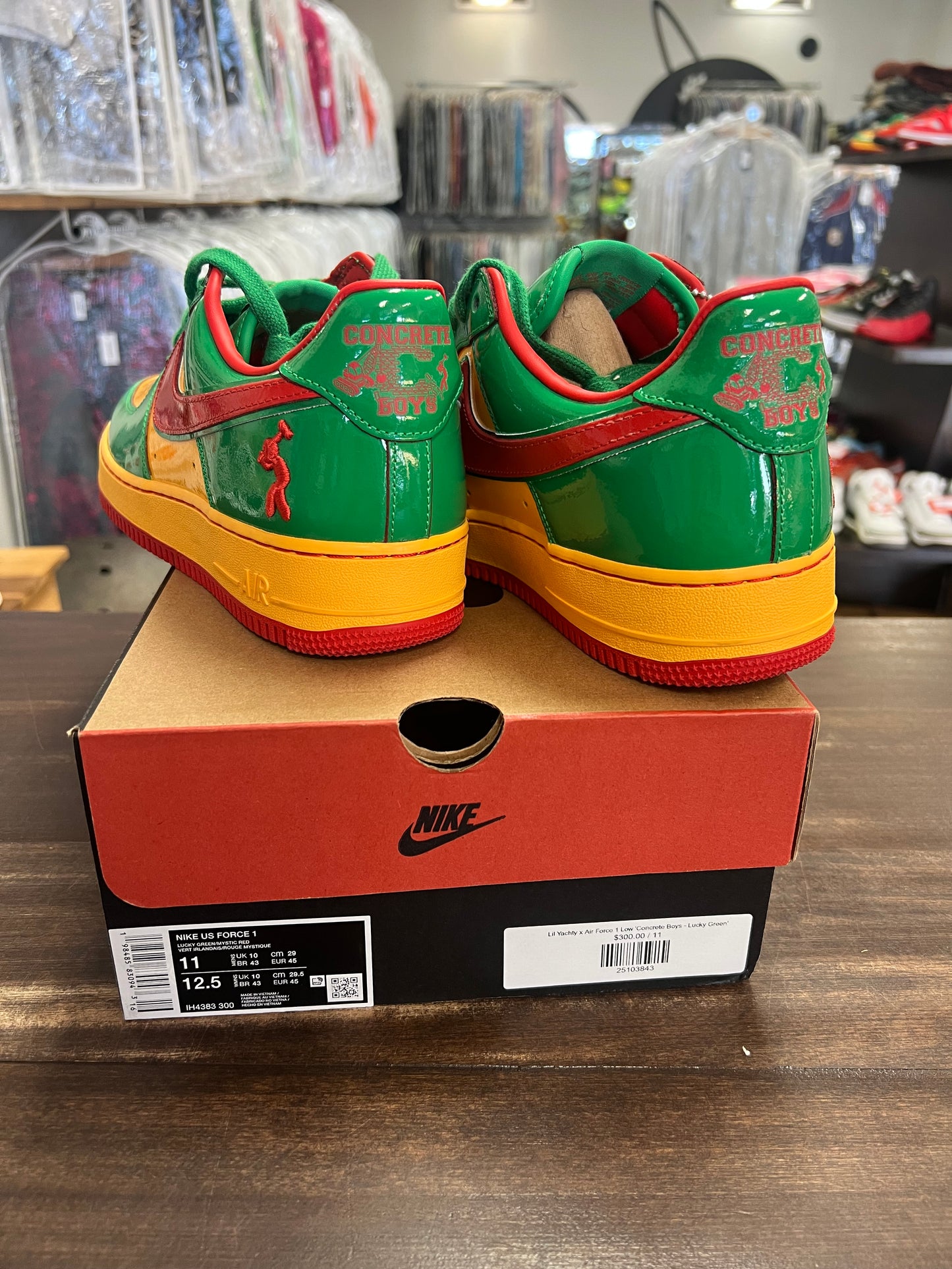 Nike Air Force 1 Low Lil Yachty Concrete Boys Lucky Green