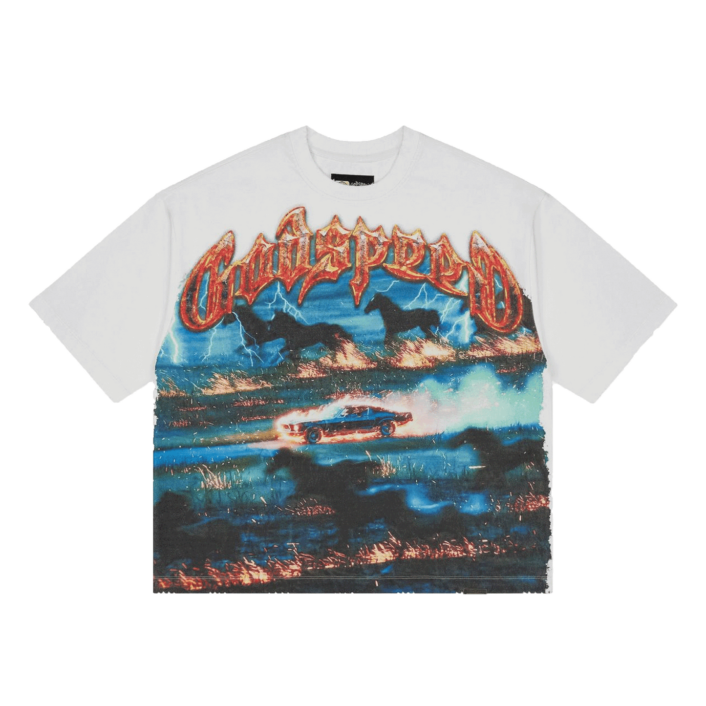 GodSpeed Horsepower T-shirt White