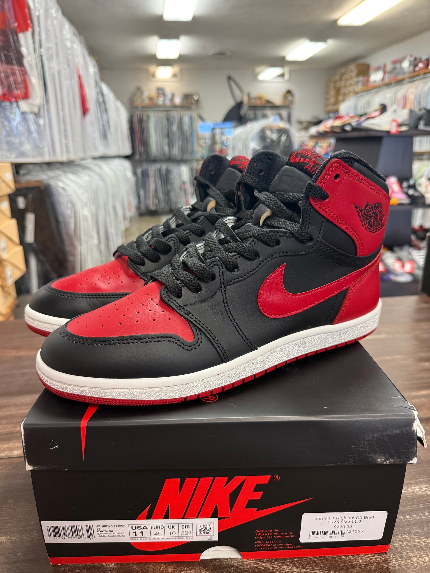 Jordan 1 High '85 OG Bred 2025