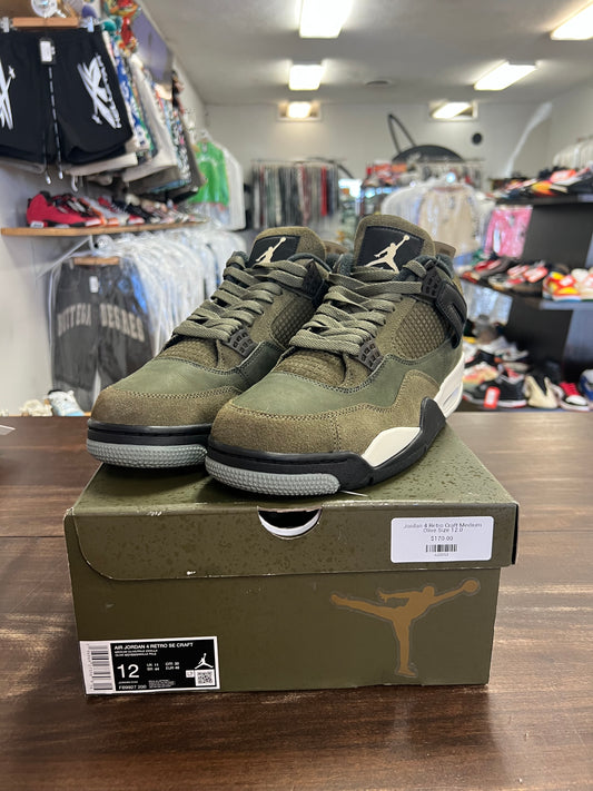 Jordan 4 Retro Craft Medium Olive