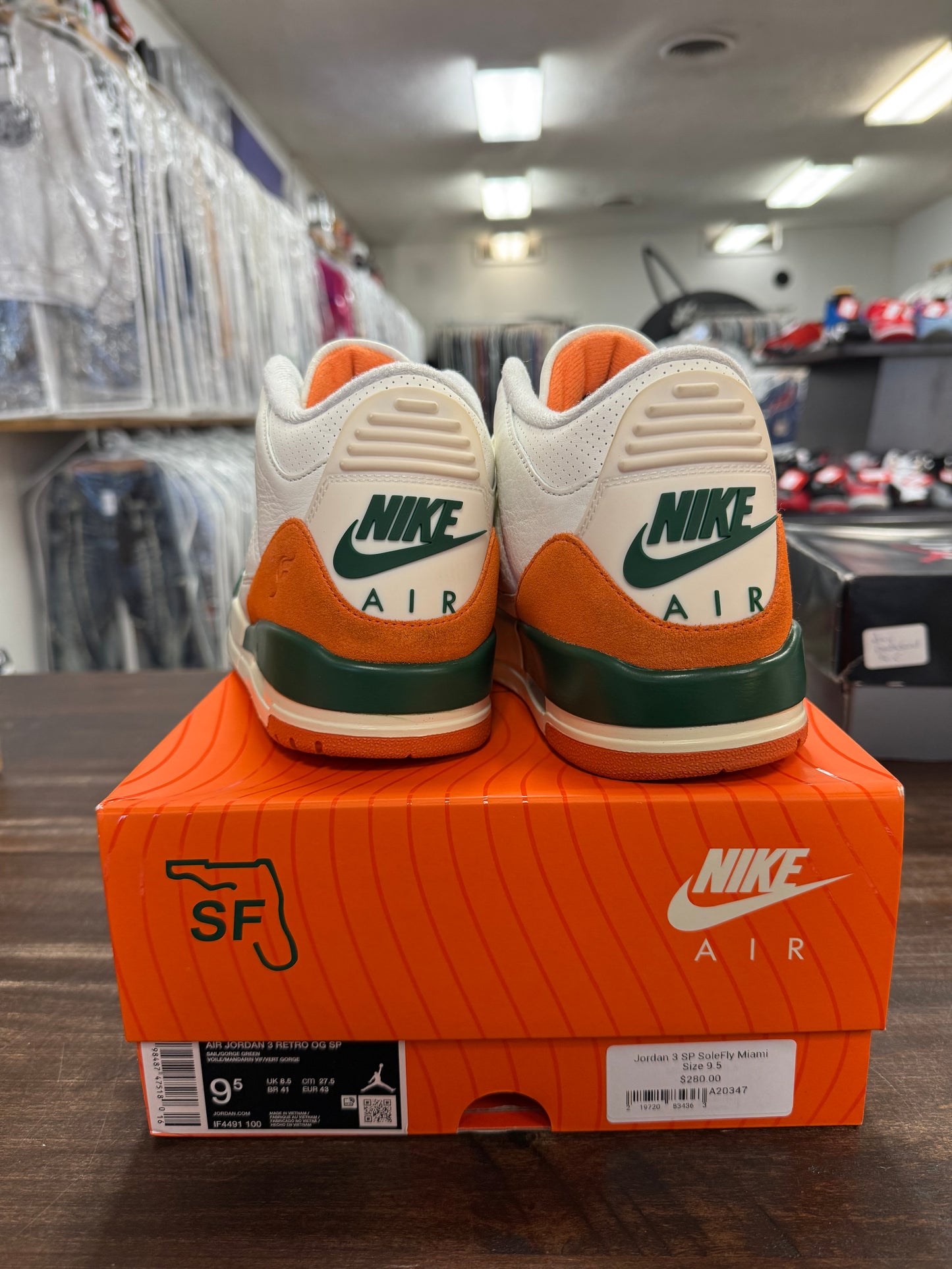 Jordan 3 SP SoleFly Miami