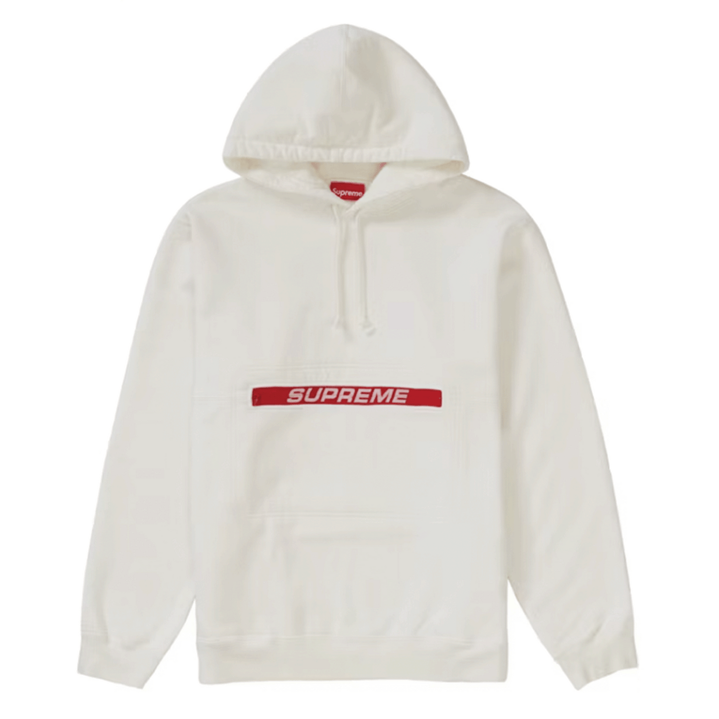 Supreme Zip Pouch Hooded Sweatshirt White